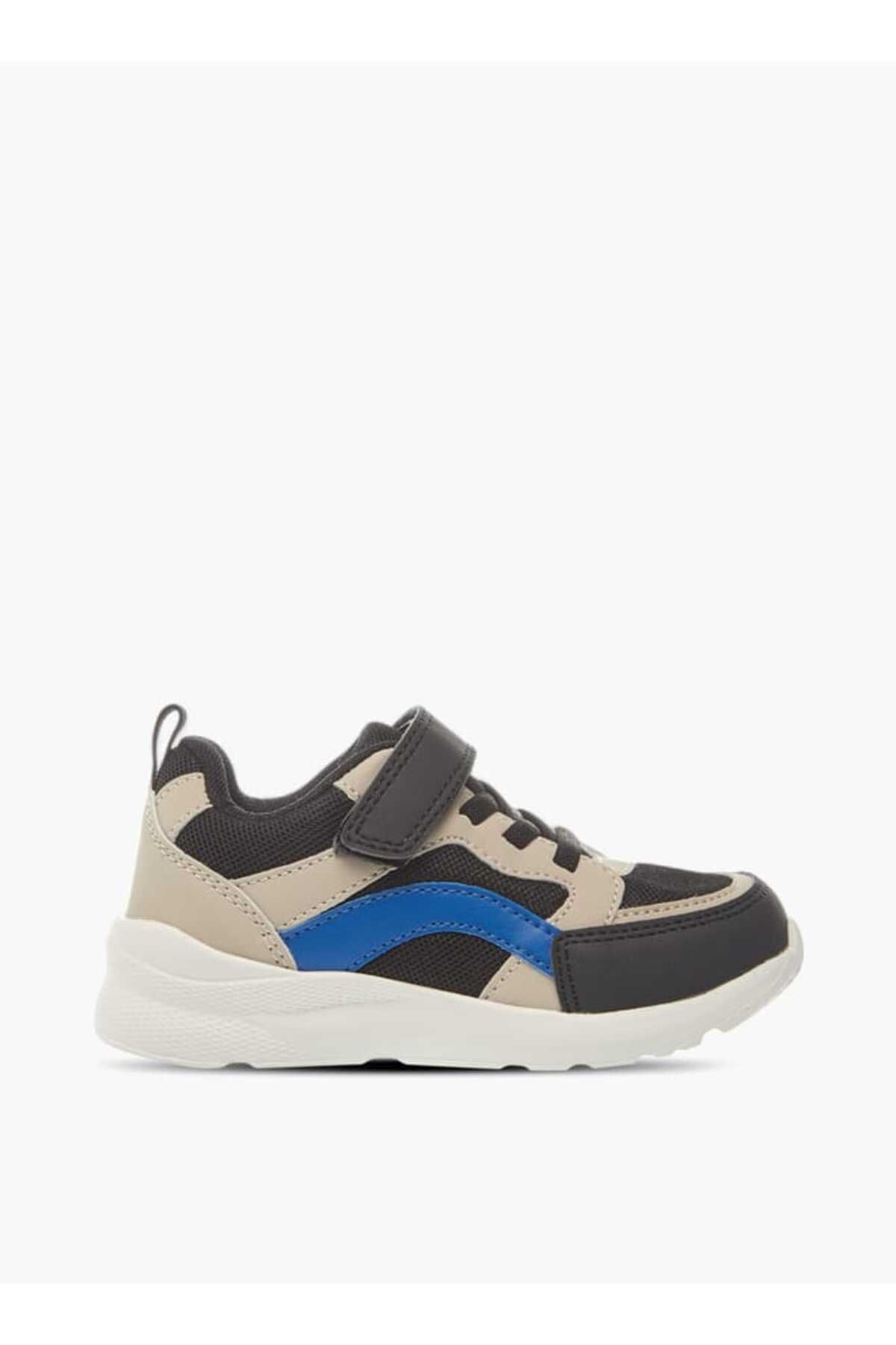 LBL by Shoexpress-Panelled Sneakers with Hook and Loop Closure 3