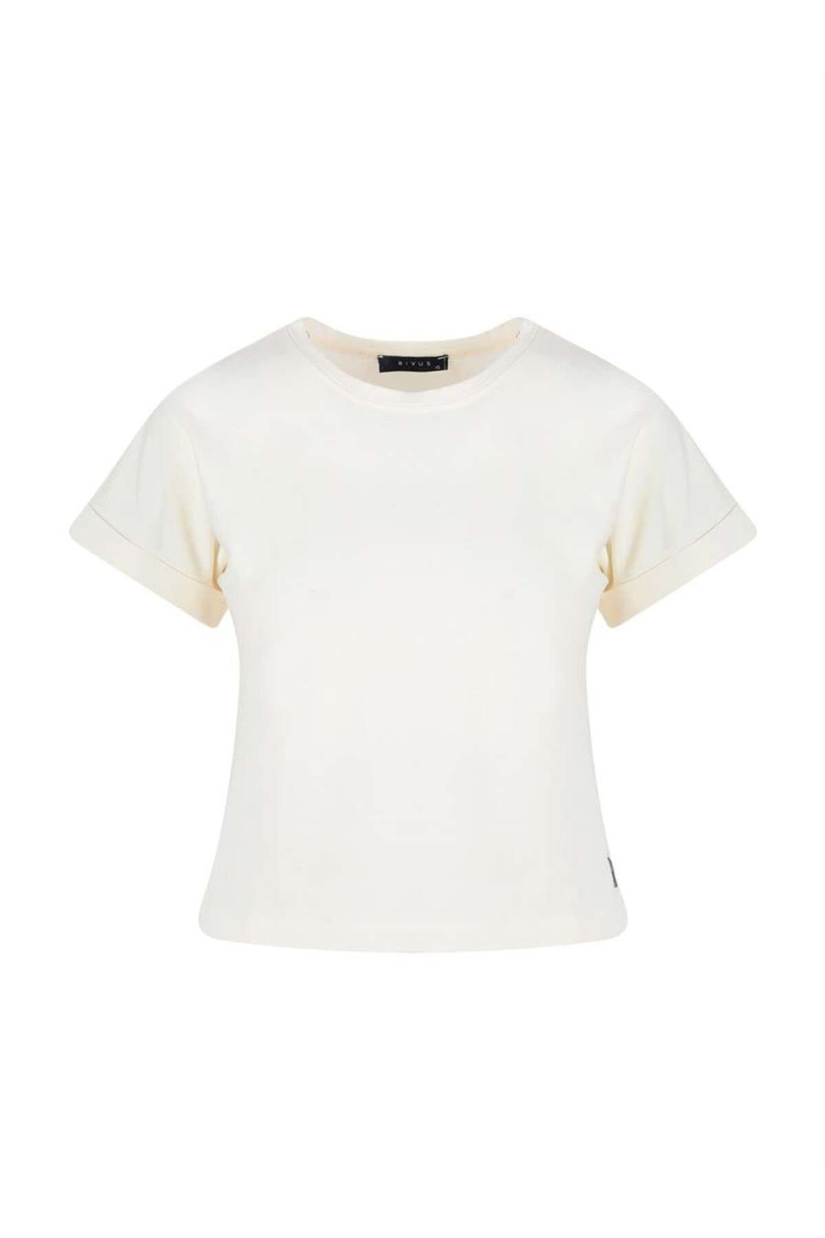 RİVUS-Crew Neck Basic T-shirt 1