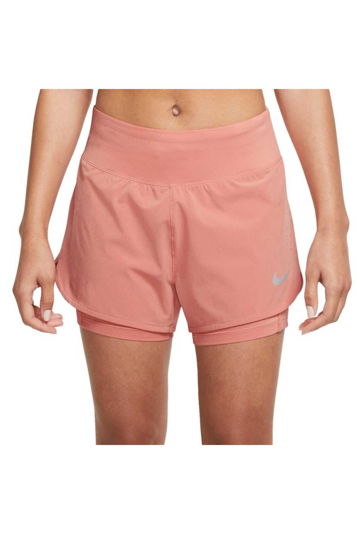 Nike W Eclipse 2in1 Short Taytlı Kadın Koşu şort /DMK