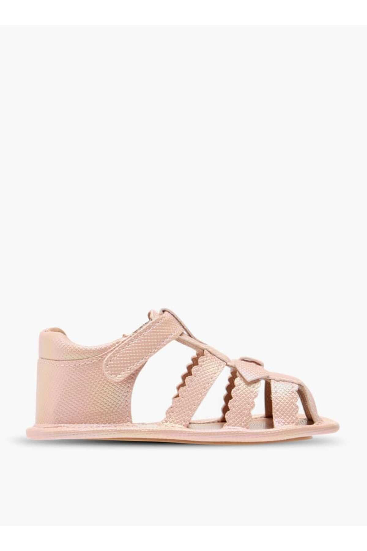 Barefeet-Barefeet Textured Strap Sandals with Hook and Loop Closure 4