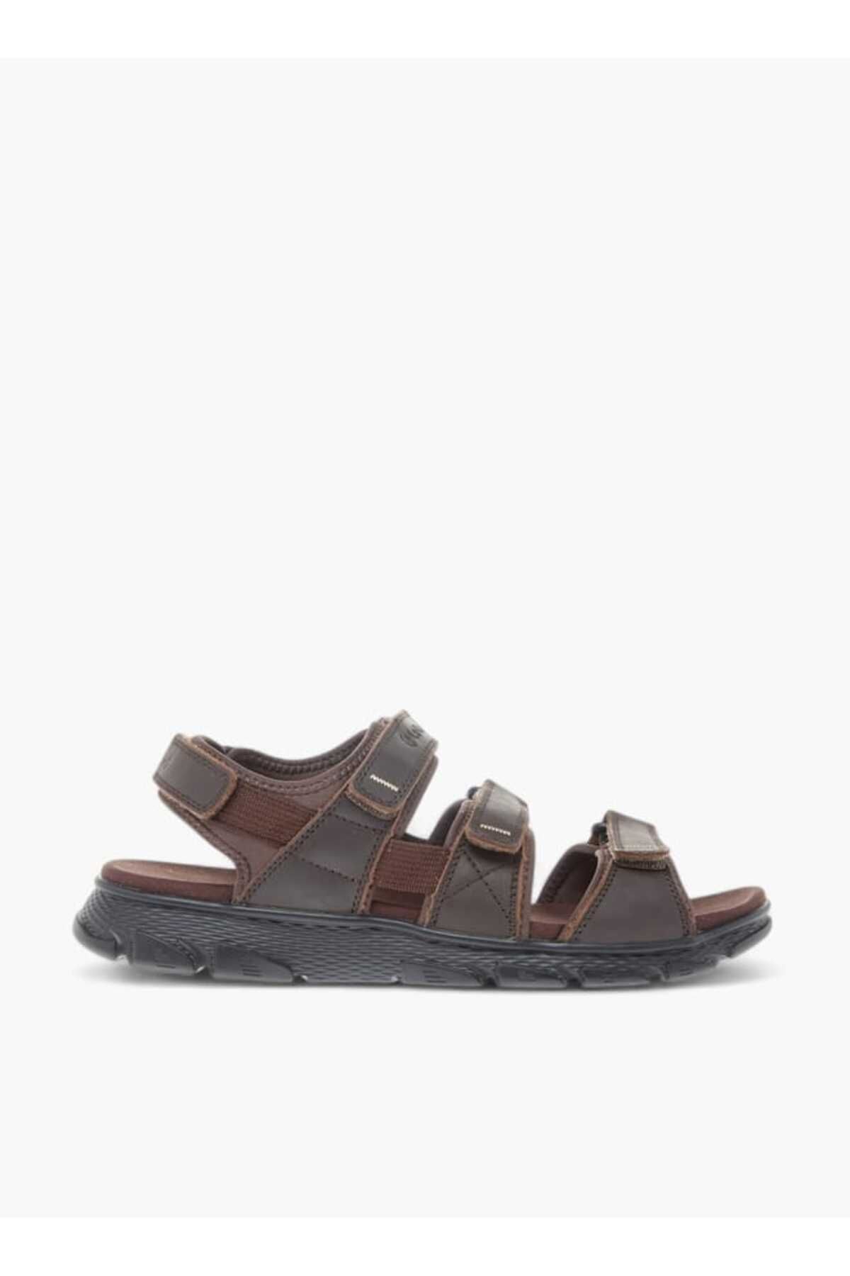 Le Confort-Strappy Sandals with Hook and Loop Closure 2