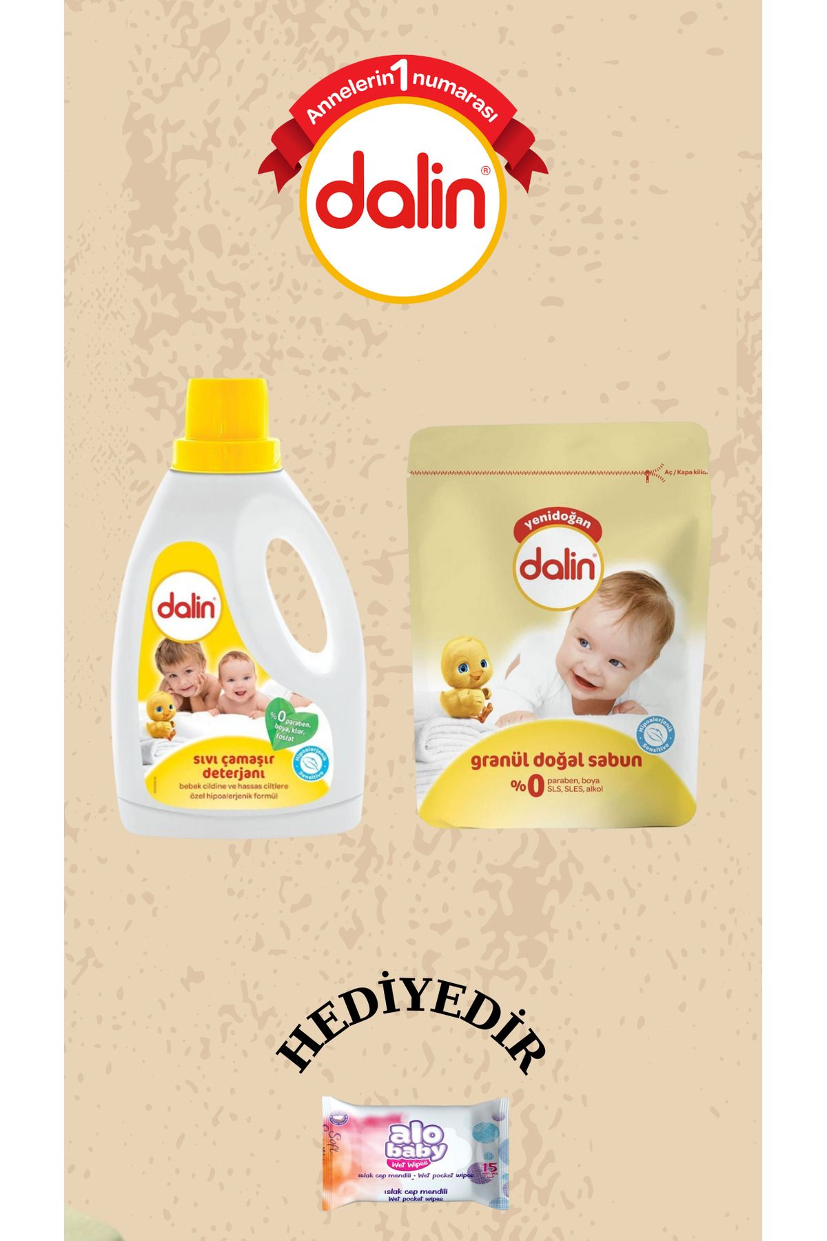 Dalin Deterjan 1500 ml Granül sabun 500 gr