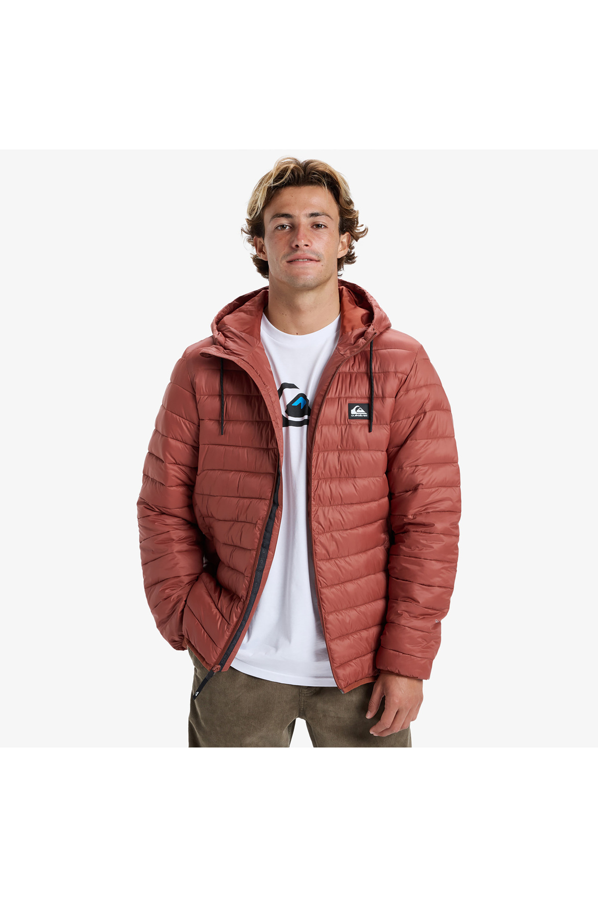 Quiksilver Scaly Insulator Erkek Turuncu Mont — نارنجی EQYJK04158