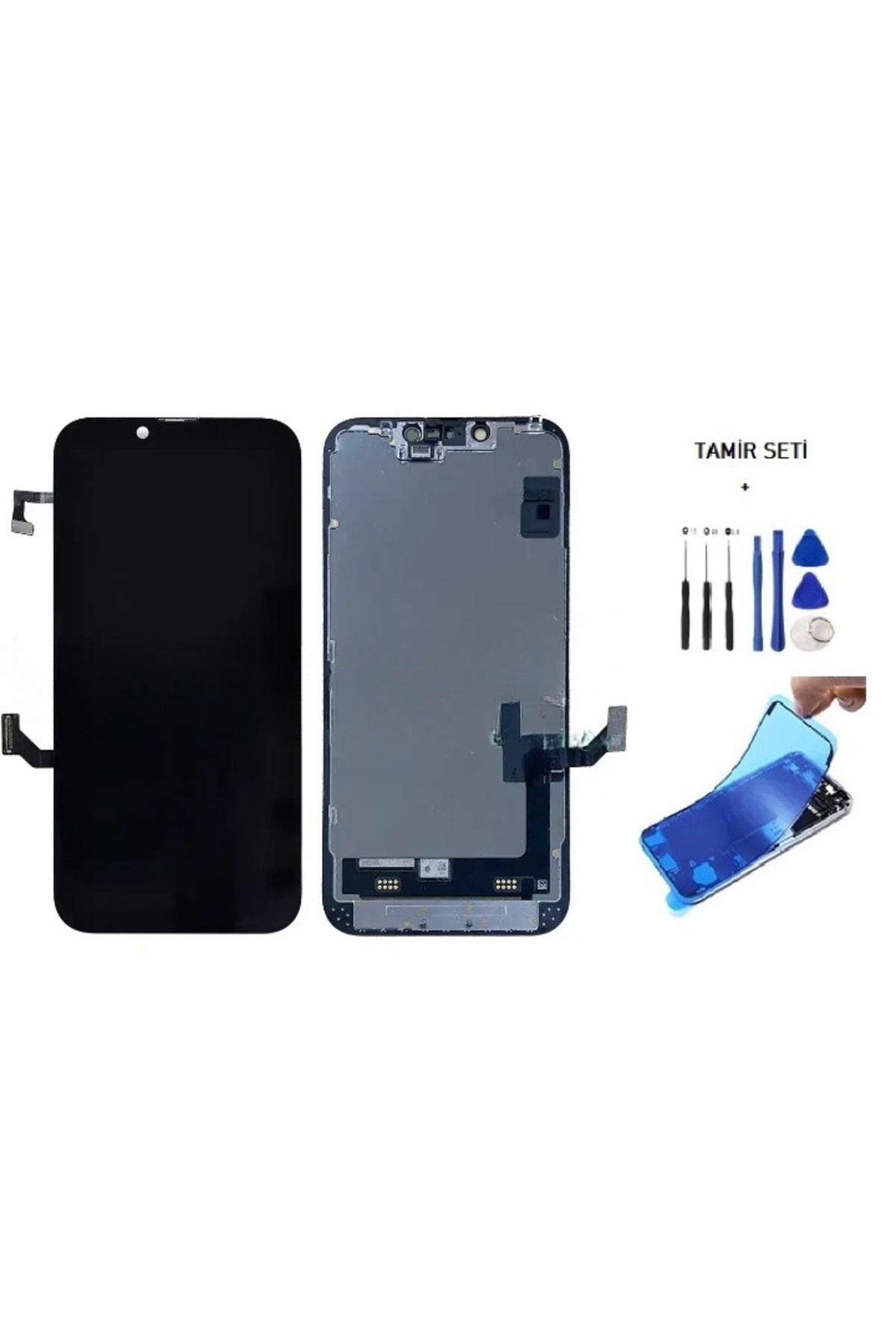 tkgz iPhone 14 Uyumlu Lcd Ekran Dokunmatik A+A KALİTE ( JK MARKA ) + TAMİR SETİ + TOZ BANTI