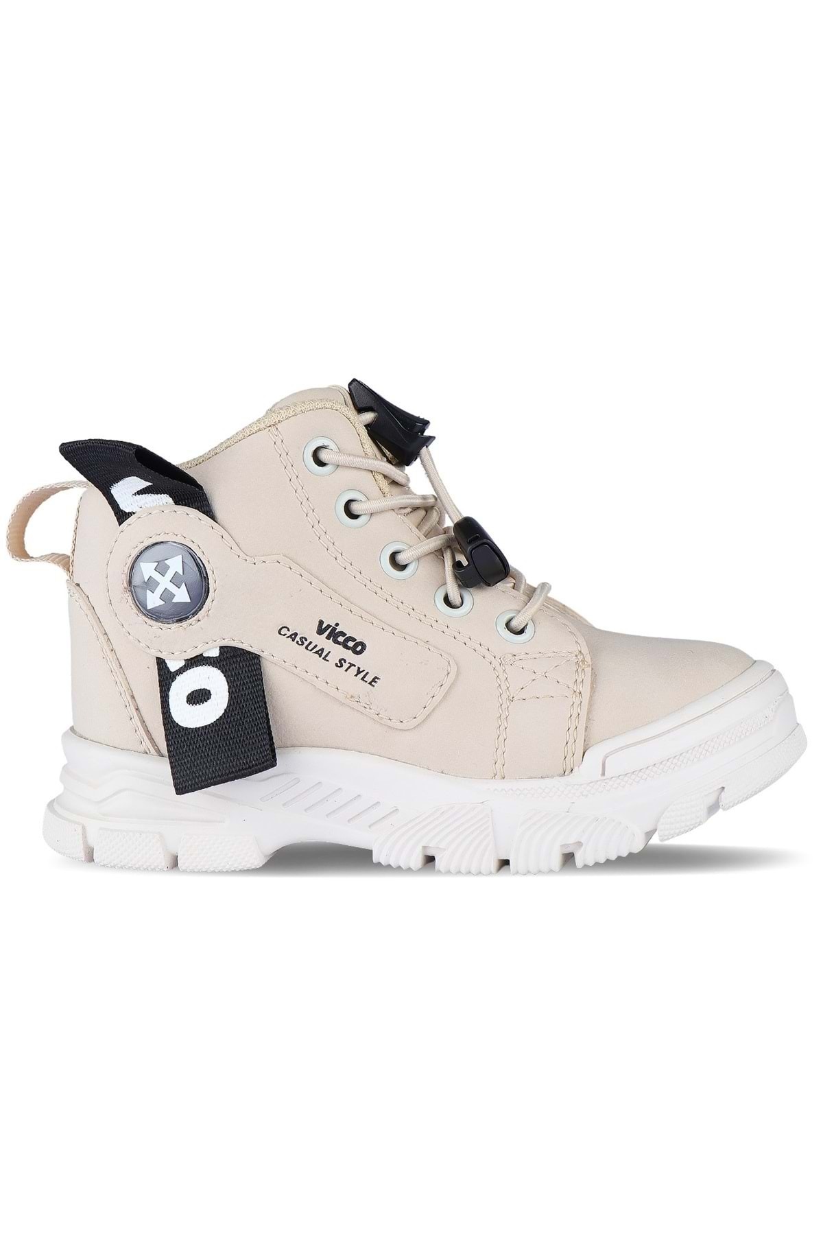 Vicco-Marcus Unisex Booties Boots - Μπεζ 3