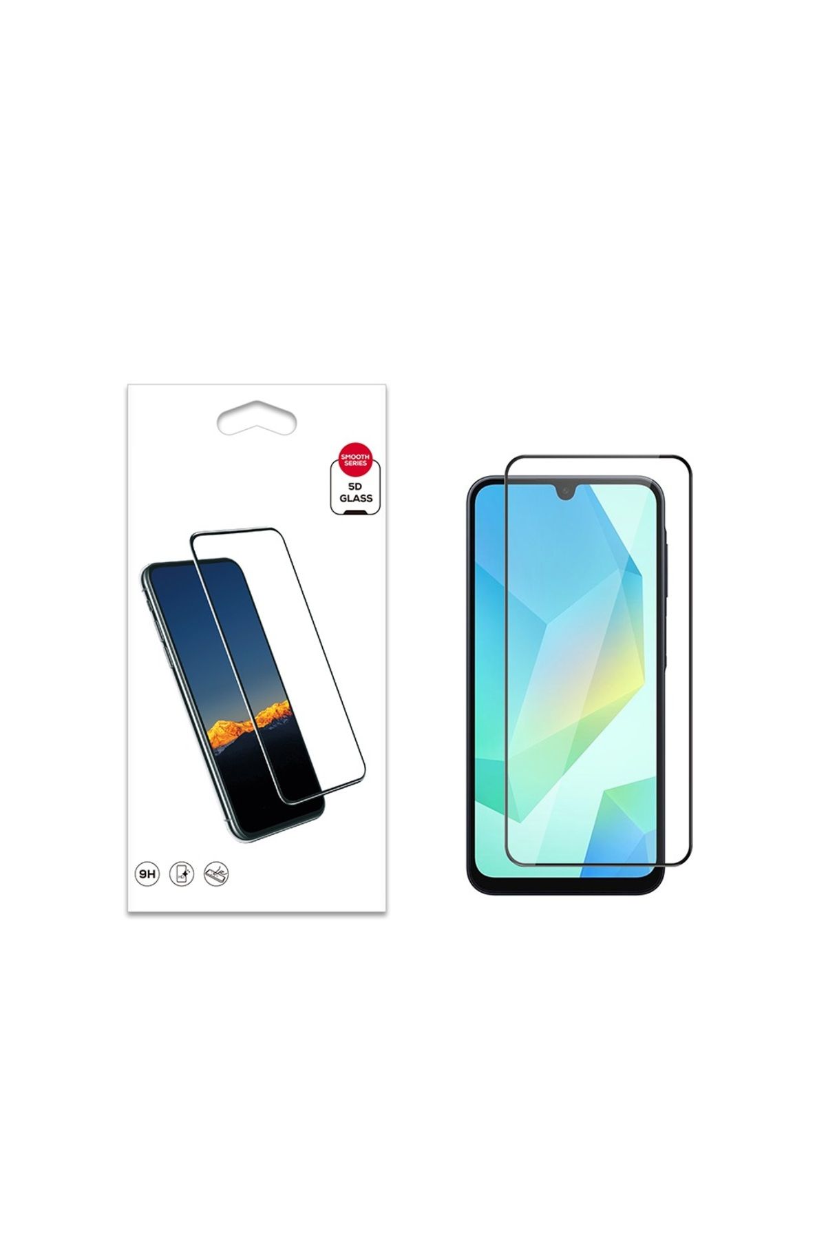 Nezih Case Galaxy A16  Uyumlu Kenarları Kırılmaya Dayanıklı Cam Ekran Koruyucu