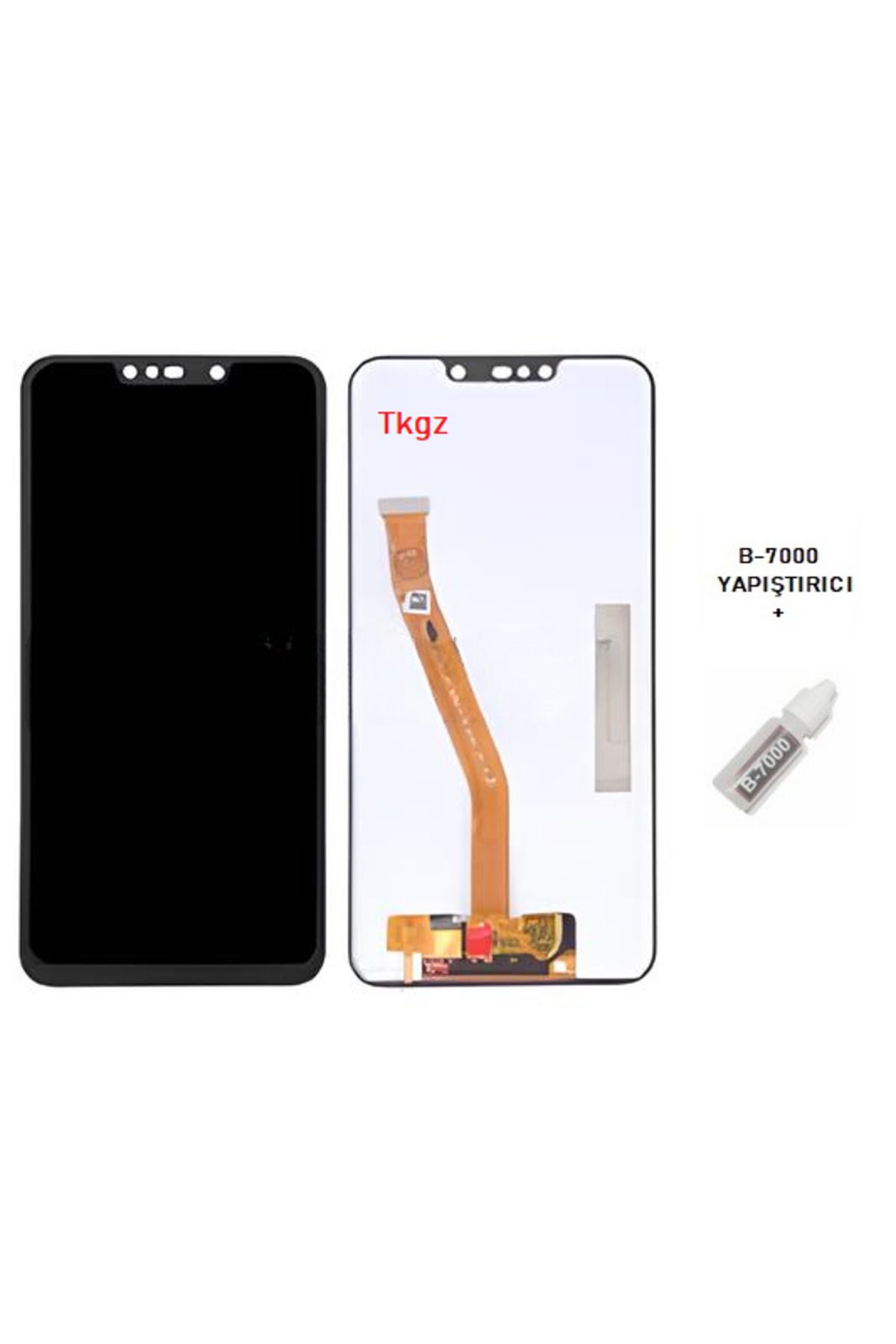 tkgz Huawei Nova 3İ Uyumlu Lcd Ekran Dokunmatik SERVİS Orijinali + B-7000