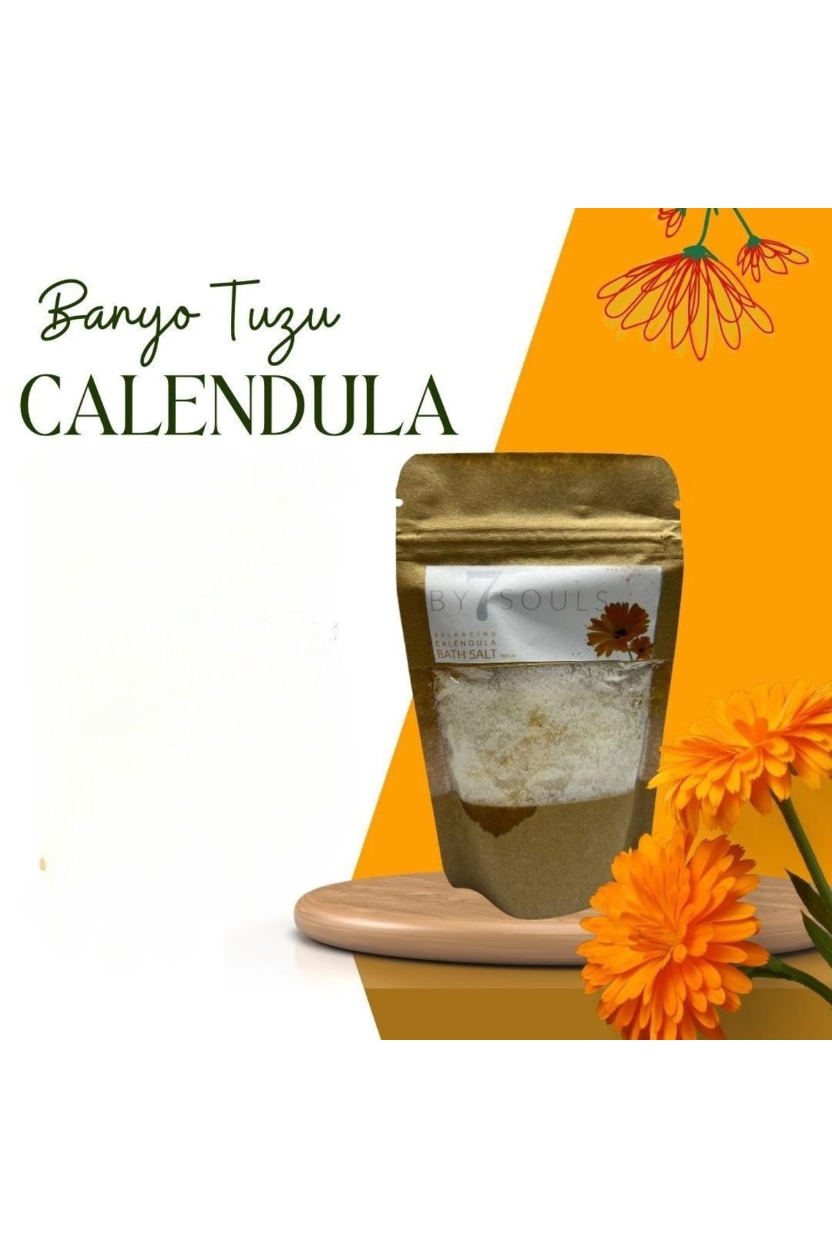 BY7SOULS BANYO TUZU VÜCUT PEELİNG CALENDULA