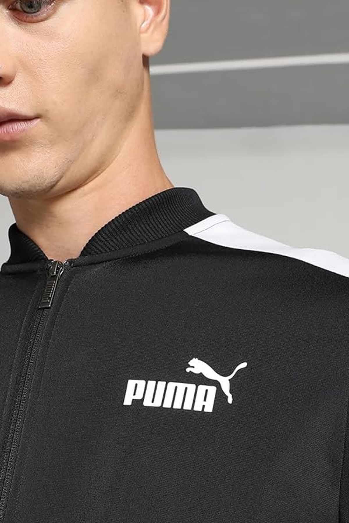 Puma-Men's Tracksuit Set Tricot Suit Unisex Tracksuit Set677428-01 Black 4