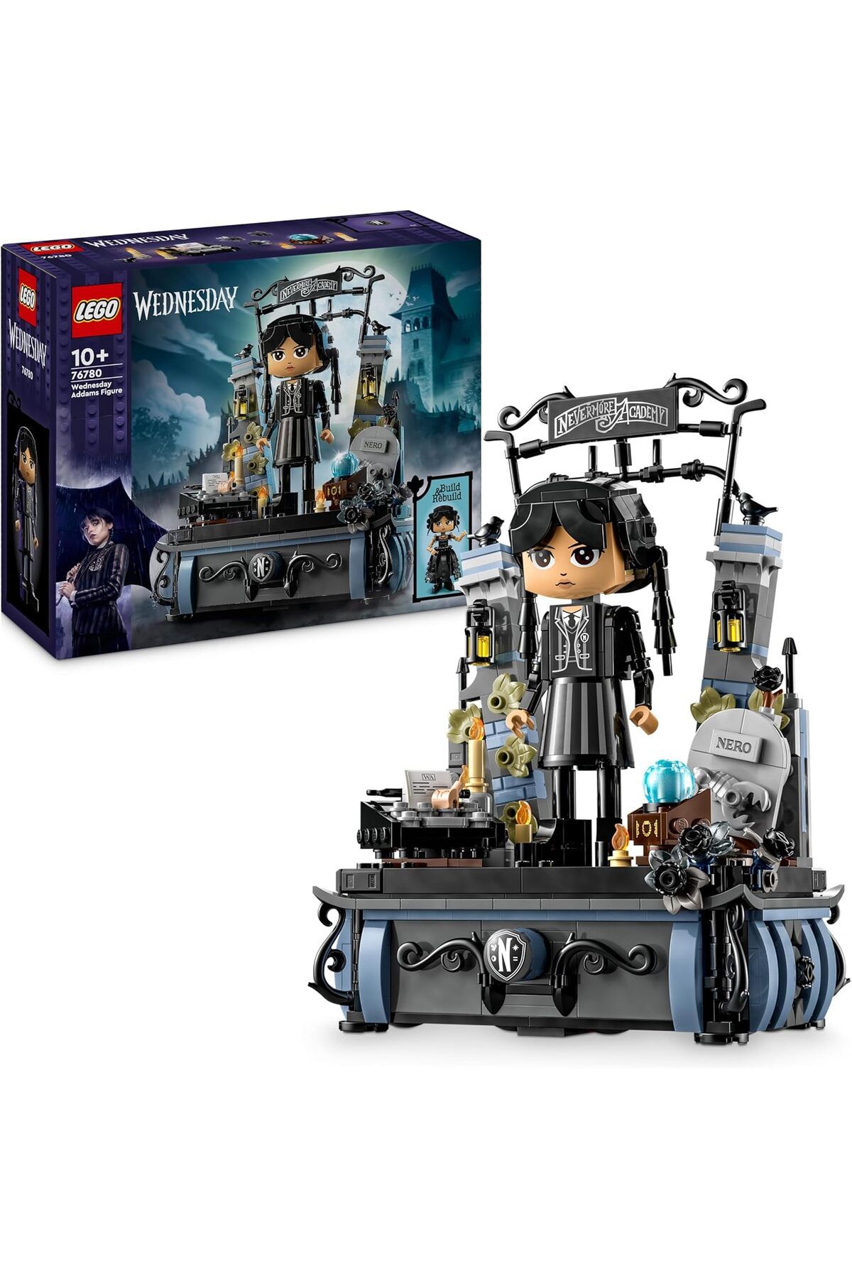 STOREMAX jvnnastore Wednesday: Wednesday Addams Figürü 76780 – 10 Yaş ve Üzeri Çocuklar için Koleksiy