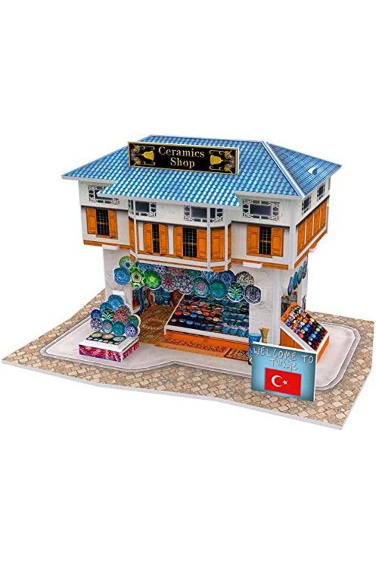 STOREMAX CylinModa Seramik Mağazası Puzzle Türk 25 Parça CUB/W3111H 3D Yeni CylinShop 992805