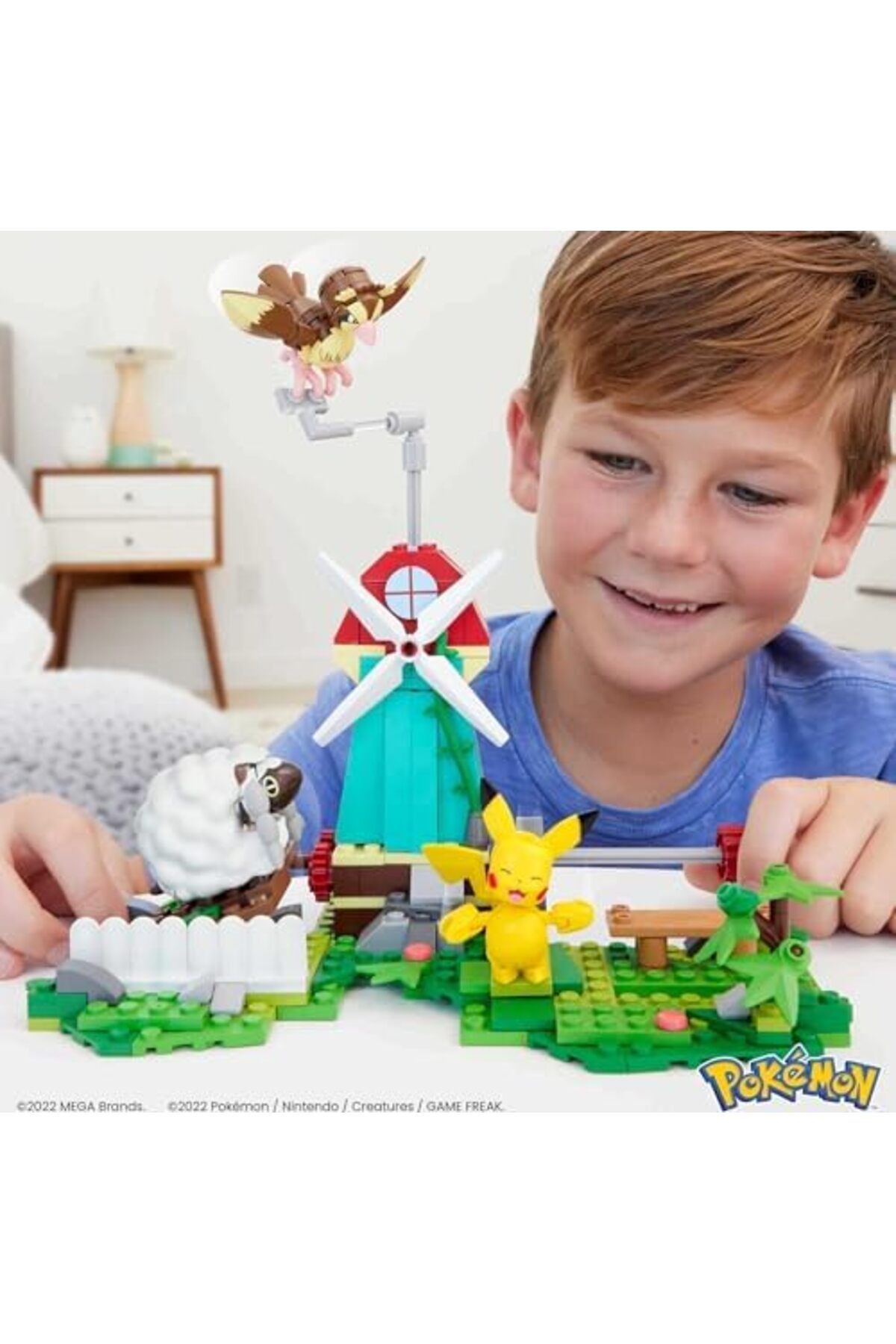 STOREMAX CylinModa Çok Renkli Kasabası Seti, Yel Değirmeni Bloks Pokémon Yeni CylinShop 992805