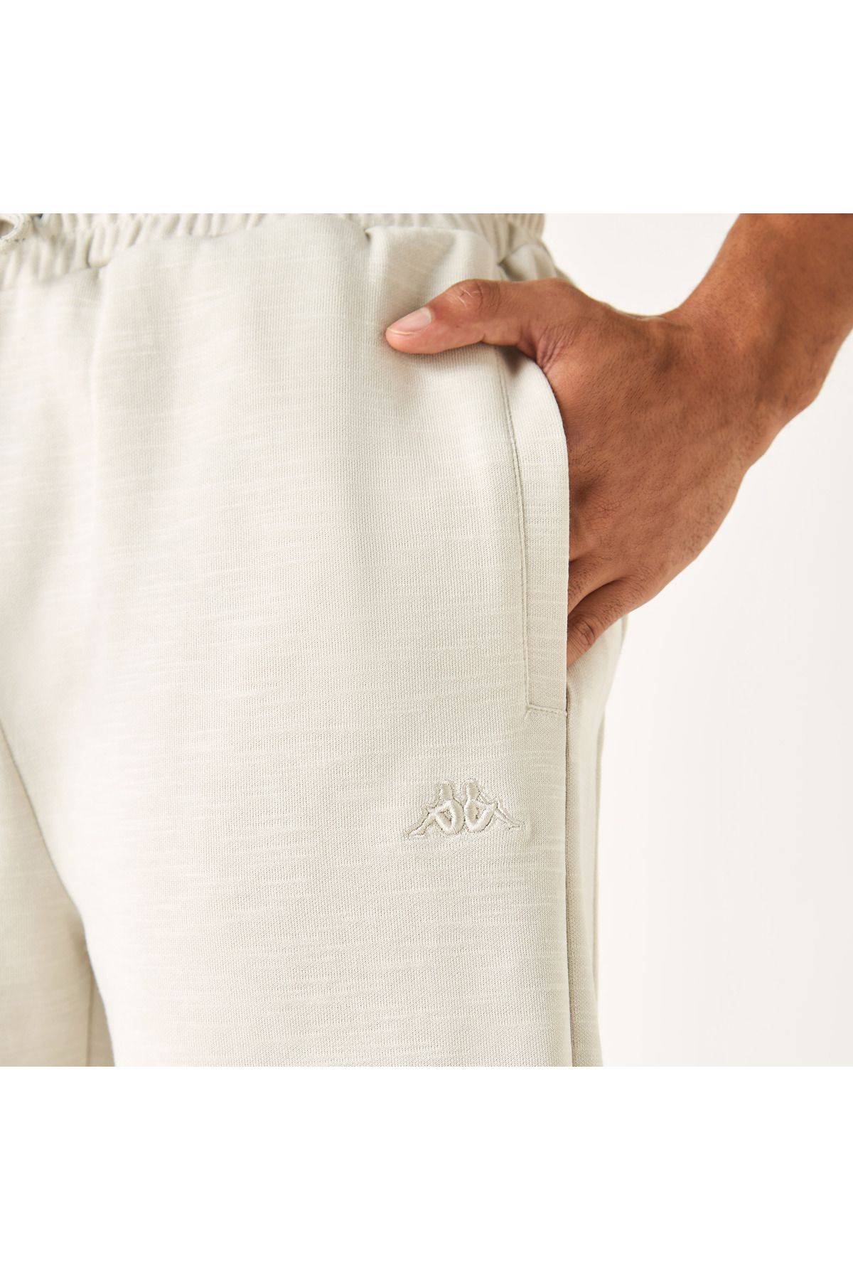 Kappa-Textured Shorts With Drawstring Closure And Pockets 4