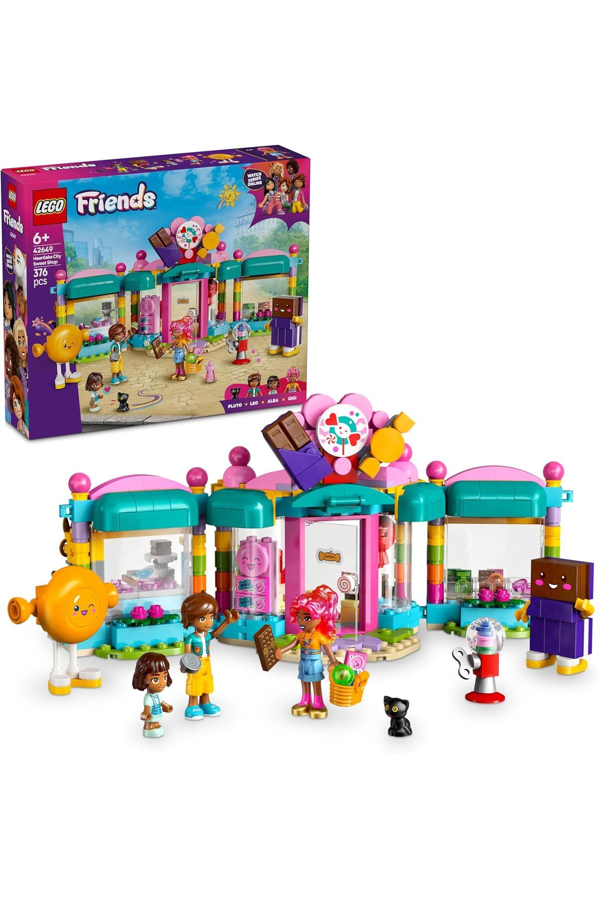 STOREMAX mhmtshp Friends Heartlake City Şekerci Dükkanı 42649-6 Yaş ve Üzeri Kız ve Erkek Çocukları i