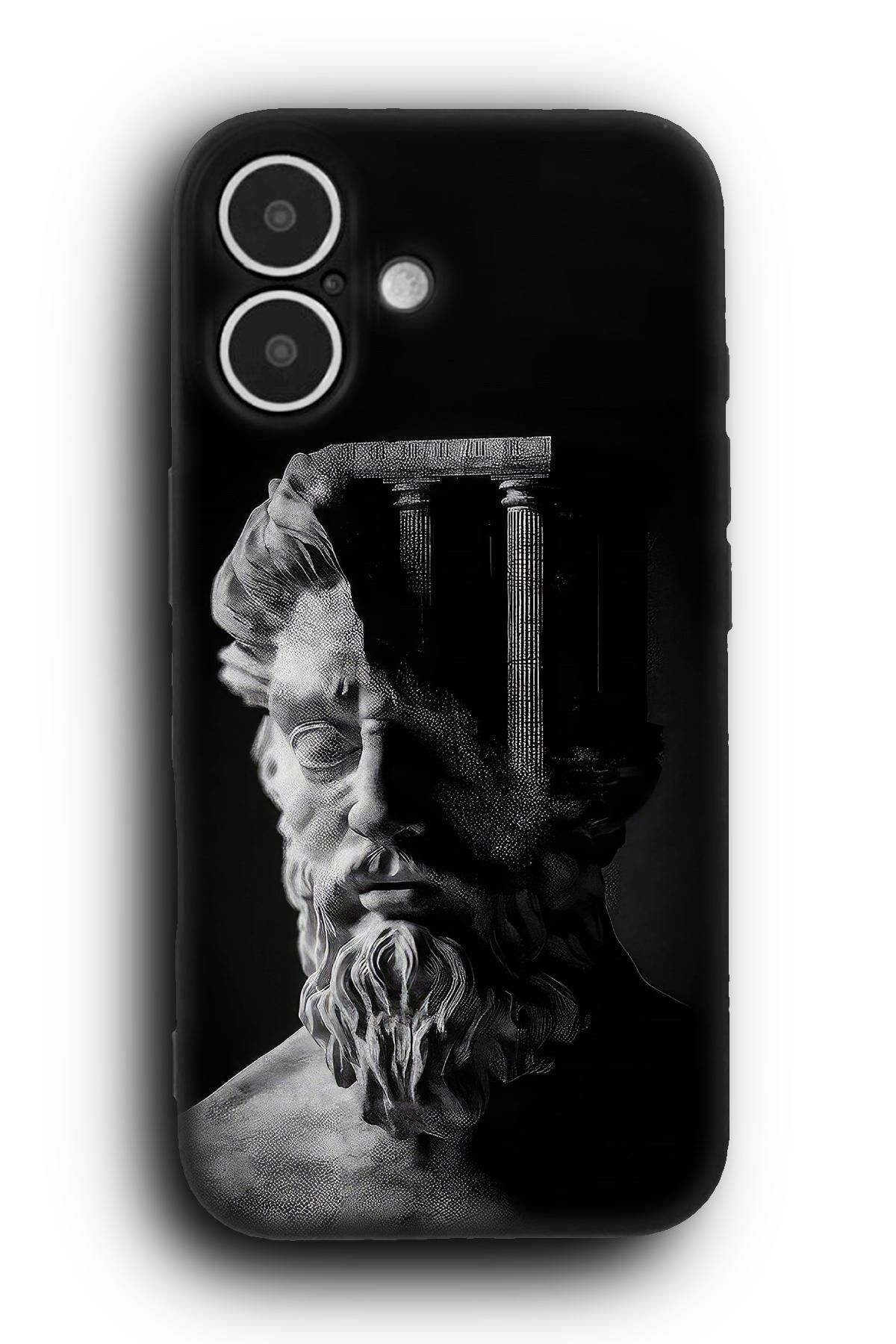 Lumera iPhone 16 Uyumlu Lansman Telefon Kılıfı "Stoik Erkek Marcus Aurelius Filozof Plato"