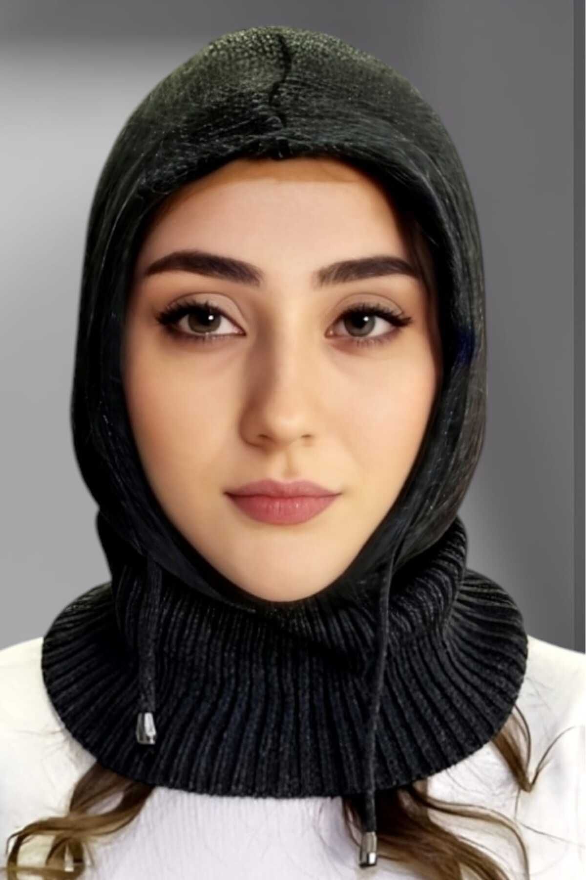 Uniquetrenders Balaclava Fitilli Triko Örgü Bere Başlık