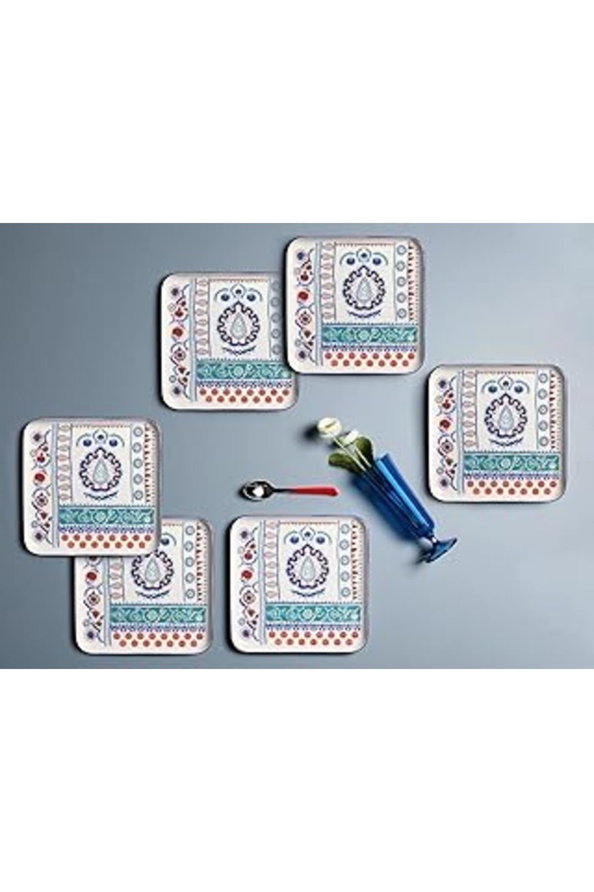 STOREMAX efshopx Generations 6 Kişilik Pasta Seti 21x21cm New Desing 1002192