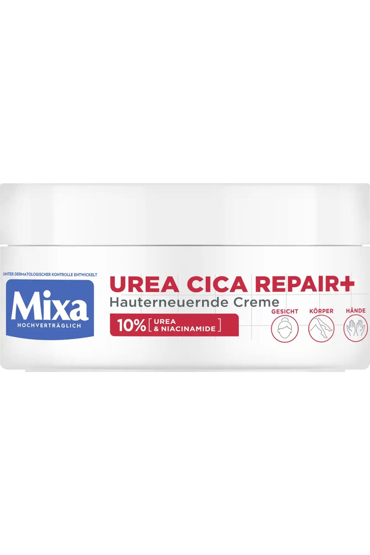 MİXA 10% Üre Ve Niasinamid Ile, Cilt Yenileyici Onarıcı Krem, Kuru Ve Pürüzlü Ciltler Için, 150ml