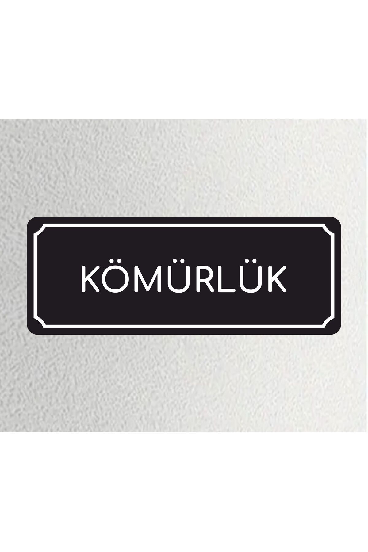 zafrakreklam KÖMÜRLÜK-Ofis Departman Kapı İsimliği, Yönlendirme Levhası 24x9 Cm 4mm