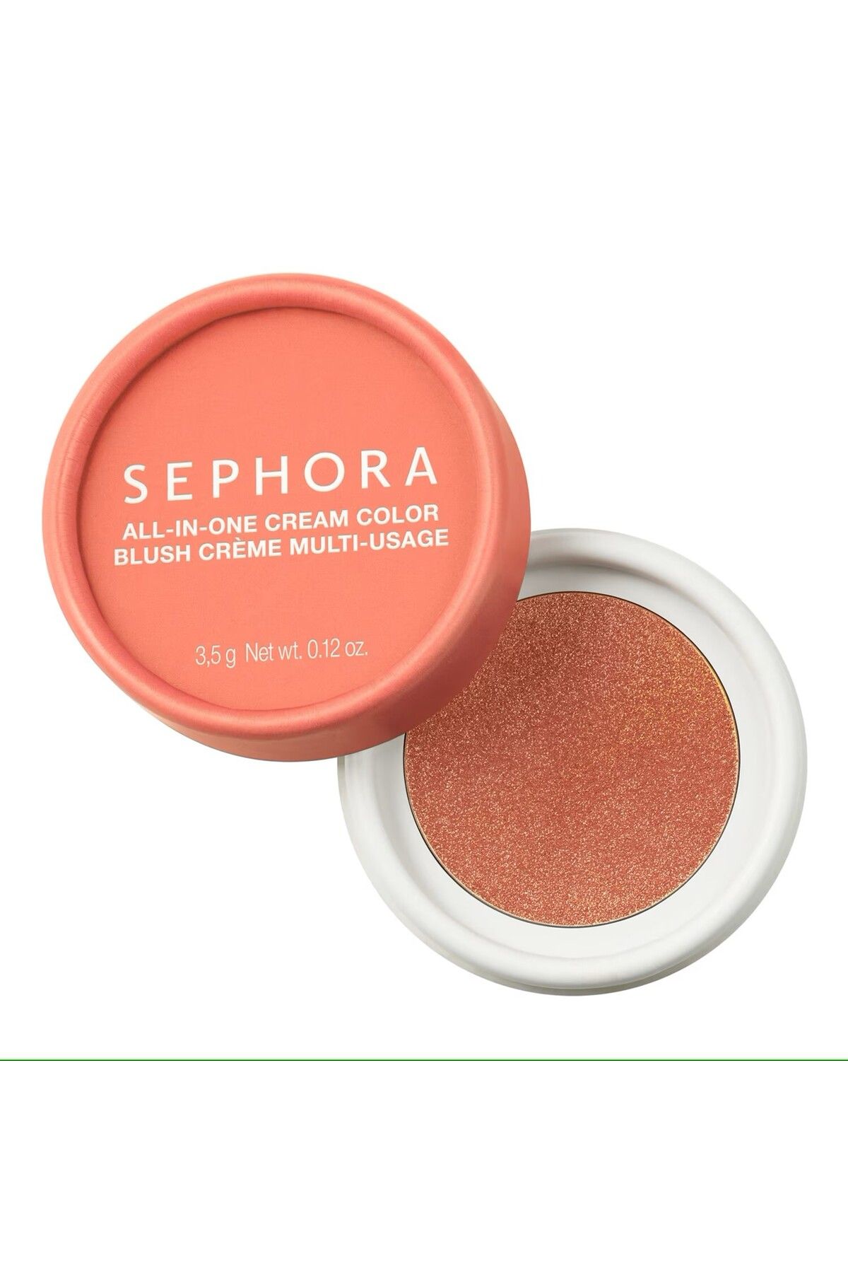 SEPHORA COLLECTION All-In-One Cream Color-Uzun Süre Kalıcı Yoğun Pigmentli Işıltılı&Parlak Bitişli Çok Amaçlı Allık3,5G