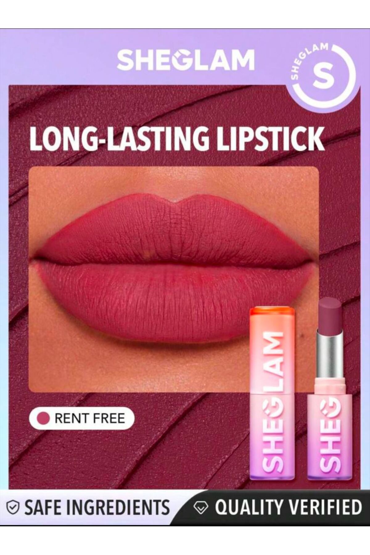 SHEGLAM dynamatte boom long lastıng matte lipstick