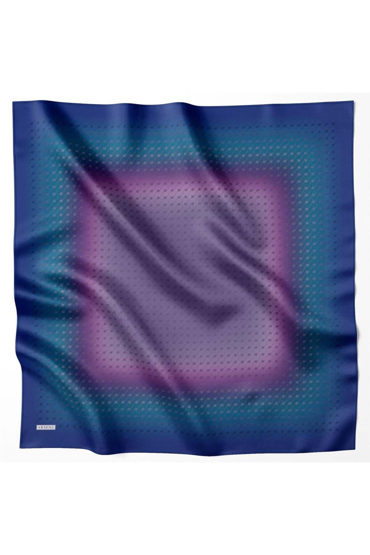 Armine-Silk Scarf 2023/2024 Autumn and Winter - 9003d-09 - Tivil - Color Monogram Model 3