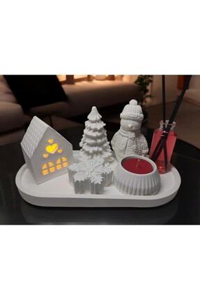 Momenti di Passione Yılbaşı Temalı Dekoratif Set Kar Küresi  Çam Ağacı  Ev ve...