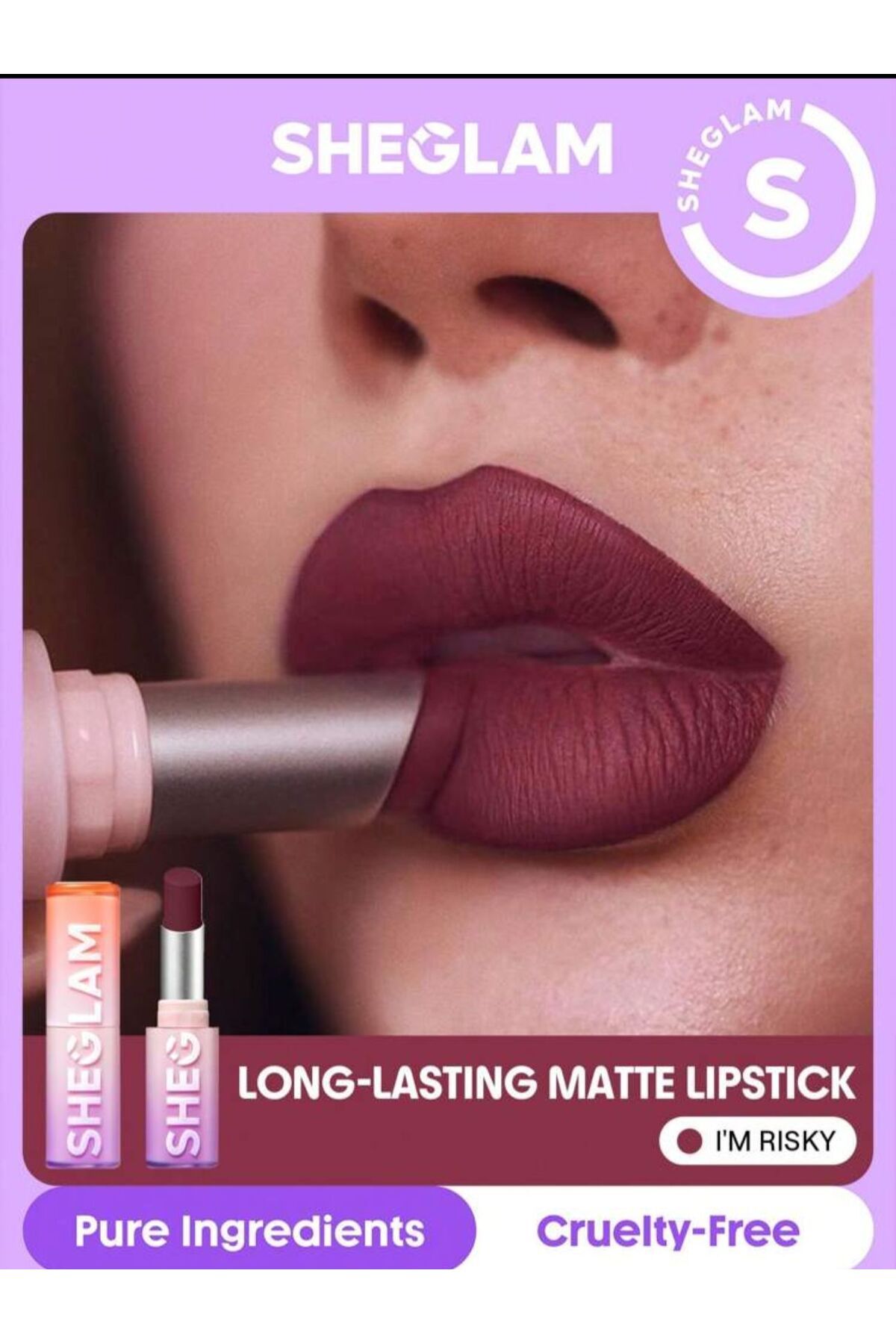 SHEGLAM dynamatte boom long lastıng matte lipstick