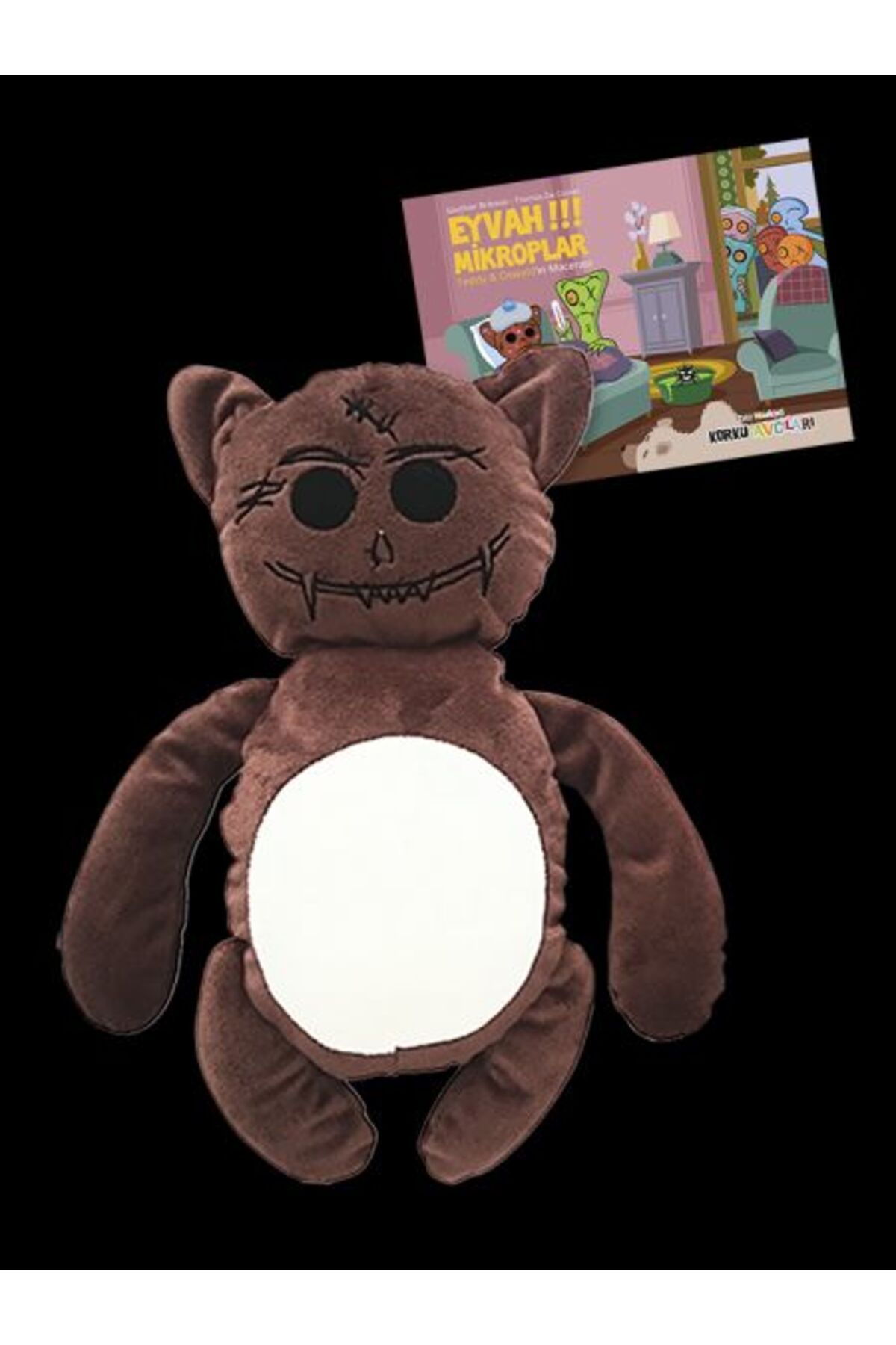 Dstil Tasarım İletişim Yayınları Korku Avcıları Teddy (Peluş Oyuncak)