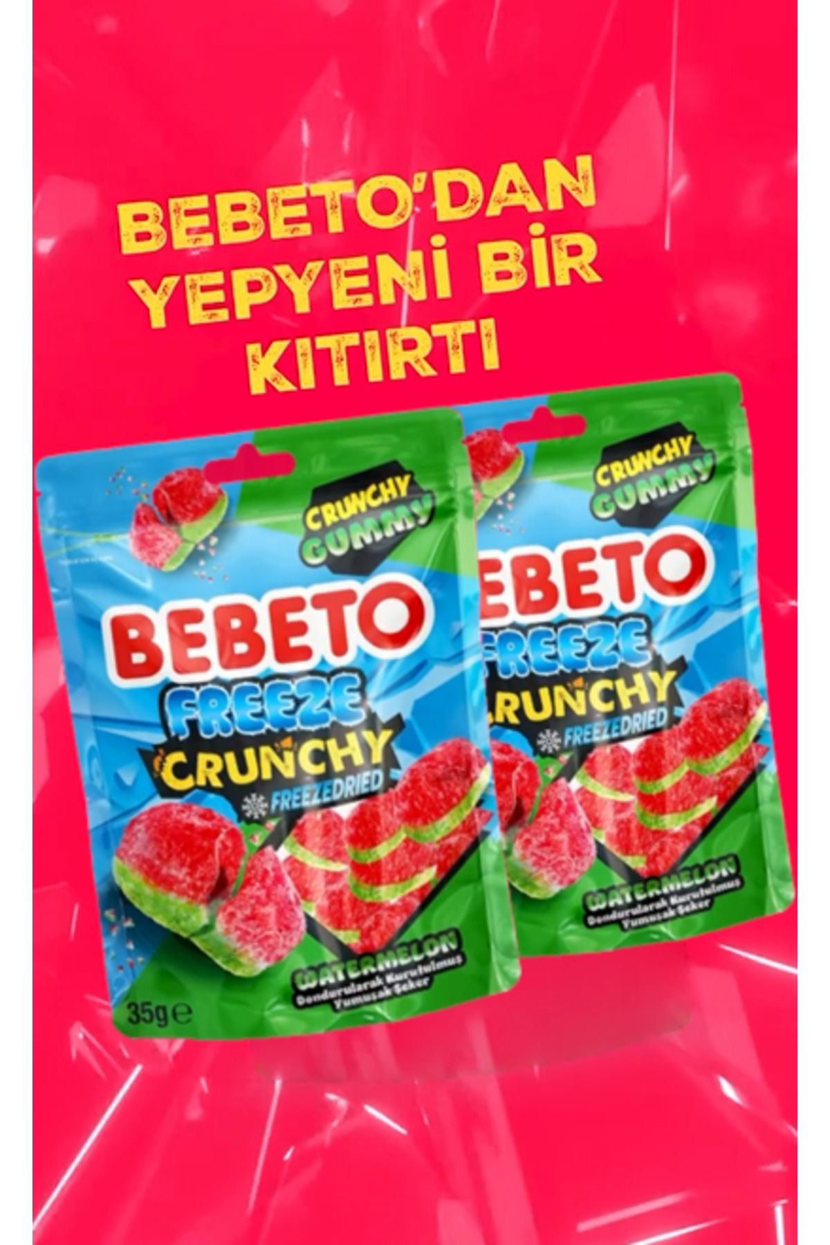 BEBETO Freeze Watermelon 35g 2 Adet