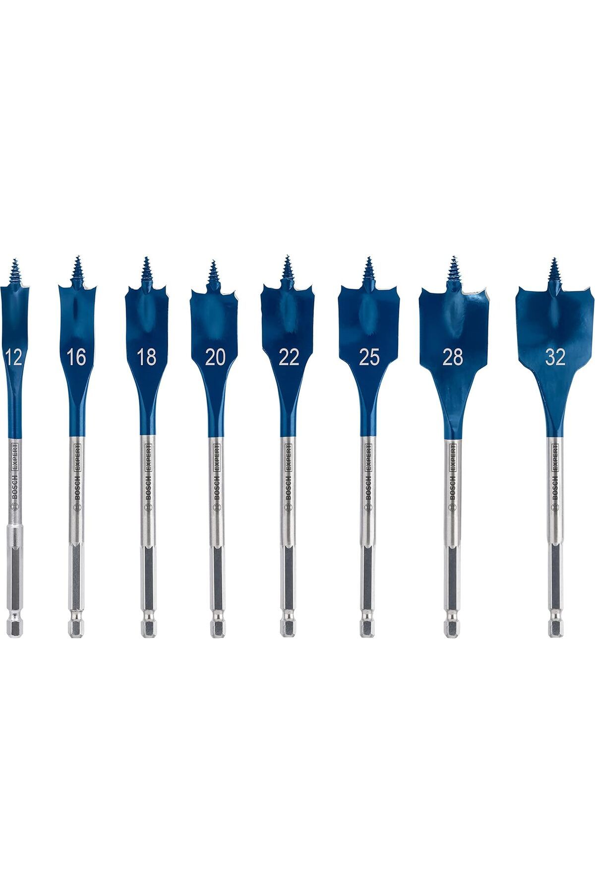 STOREMAX buxystorem 8 parça Expert Self Cut Speed Yaprak Delme Uçları (Yumuşak ahşap, Sunta, Ø 12-32 mm