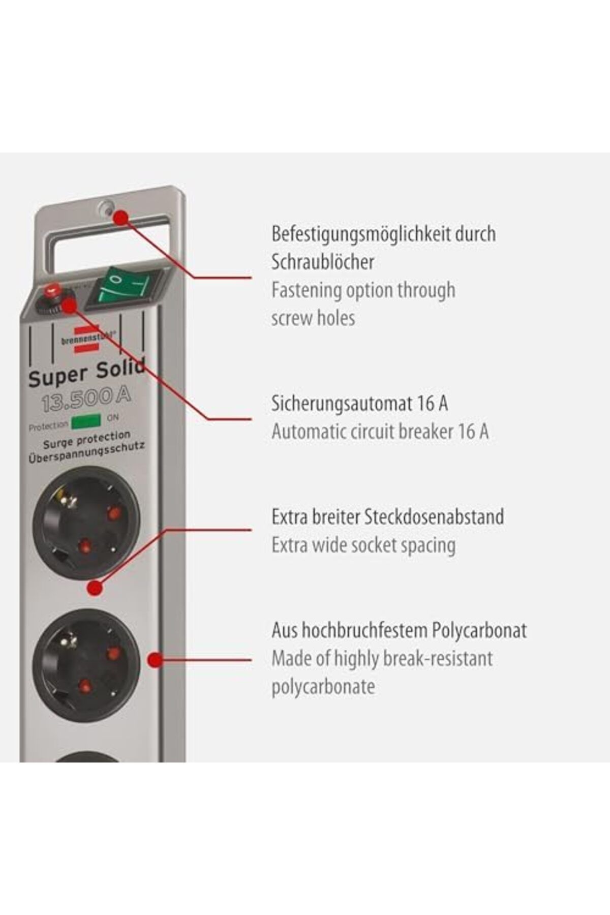 STOREMAX-Modalist 5-Pack Current Shielded Socket - 13,500 Mah Super-Solid New Pattern 1037685 2
