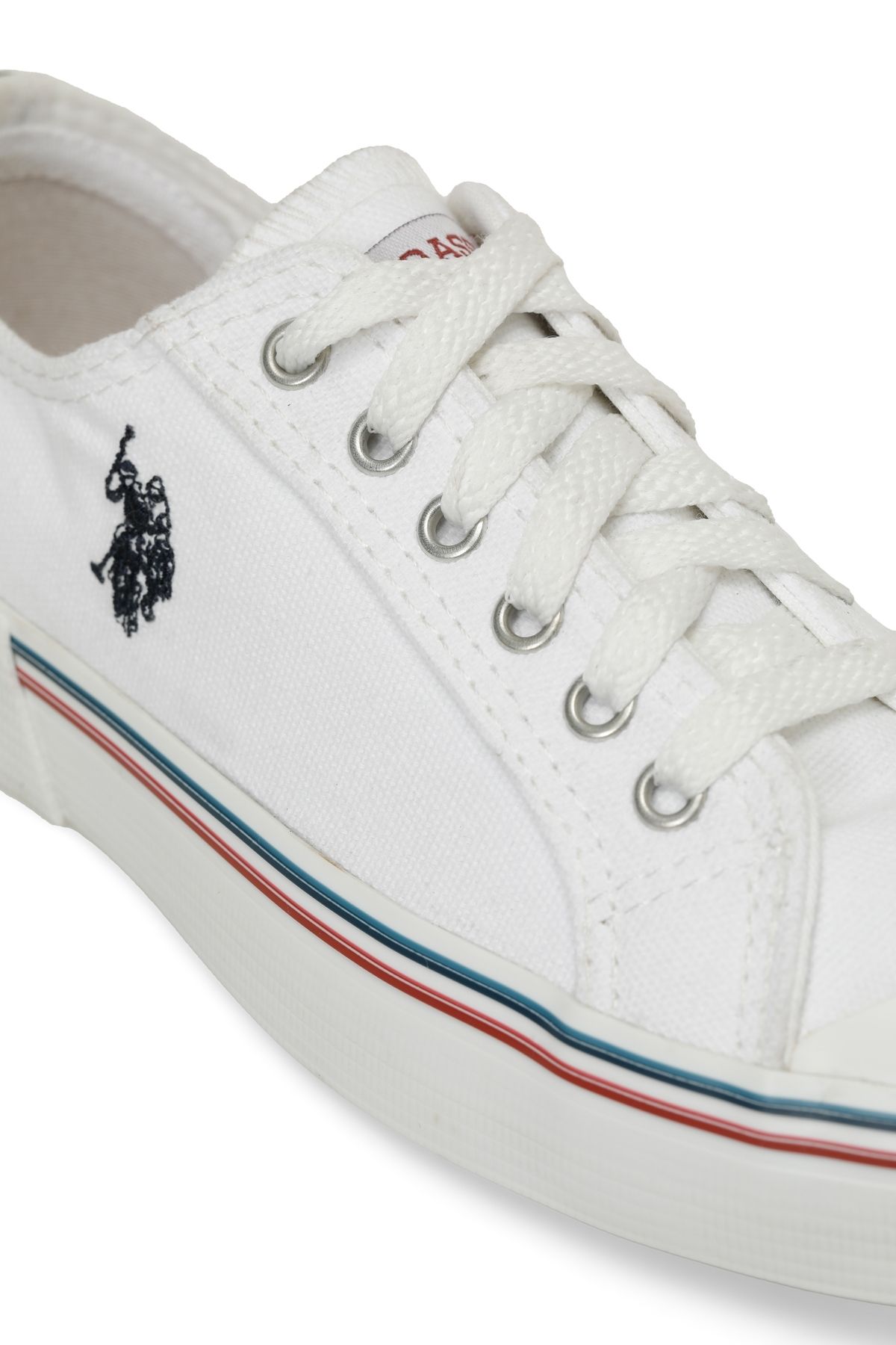 اسنیکر سفید زنانه کفش ورزشی پوست 5FX U.S. Polo Assn.