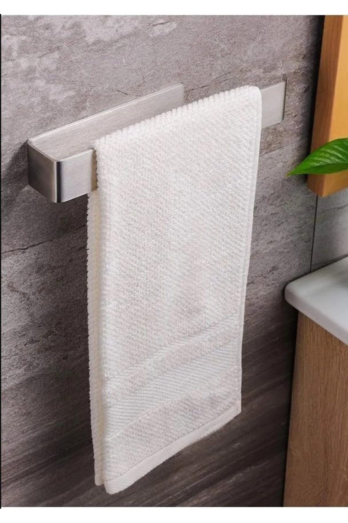 STOREMAX ezlgrup Çelik Kağıt Rulo Havluluk, Peçetelik, Yapışkanlı Tasarım, Banyo Askısı trendy 9718