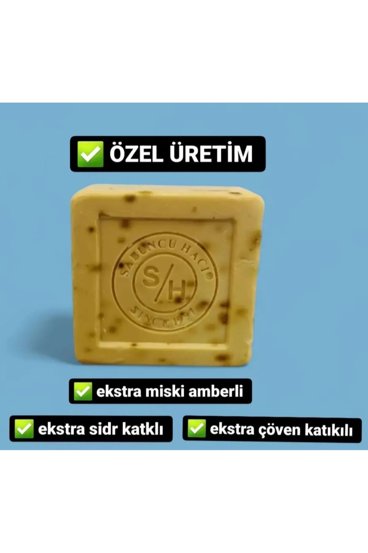 DR NATUREL Es-sidre Sidr Sidir Sabunu Doğal Bitkisel Manevi Terapi (Arabistan Kirazı) 125-135 gr