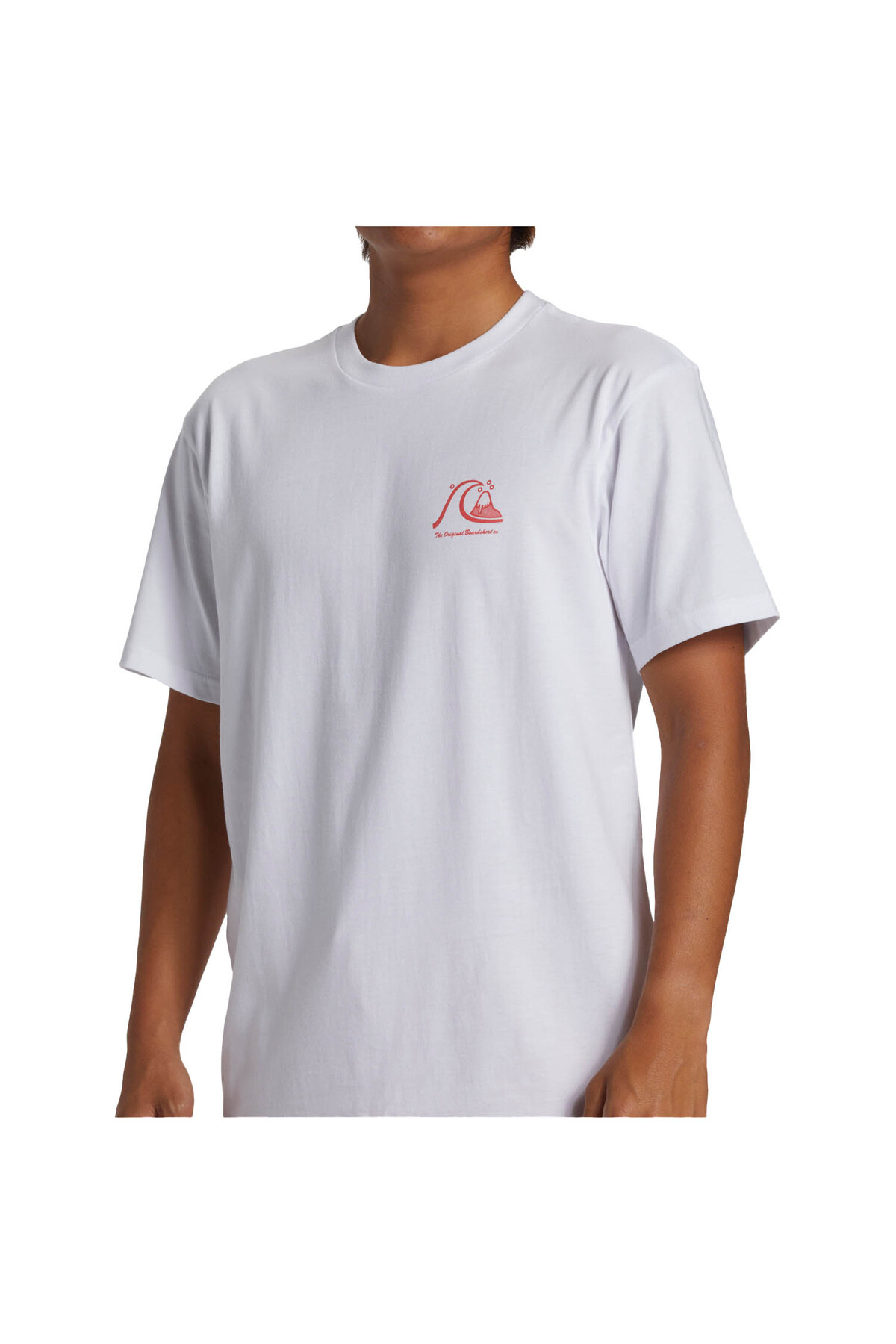 کوییک سیلور تی شرت مردانه اورجینال بوردشورت مدل Purple White AQYZT09560