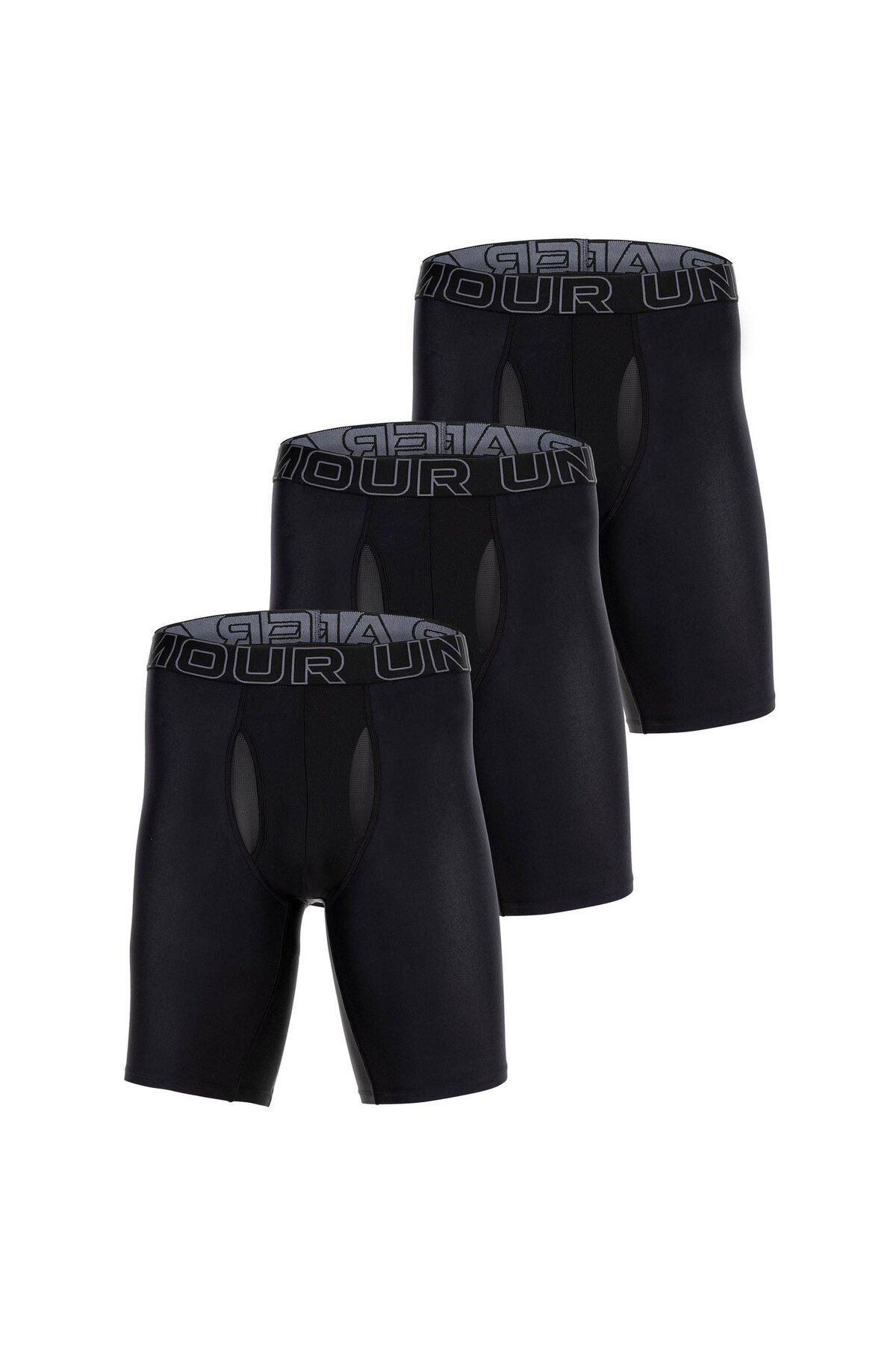 Under Armour-Herren Boxershorts, 3er Pack - Performance Tech Long Boxer, Stretch, einfarbig 7