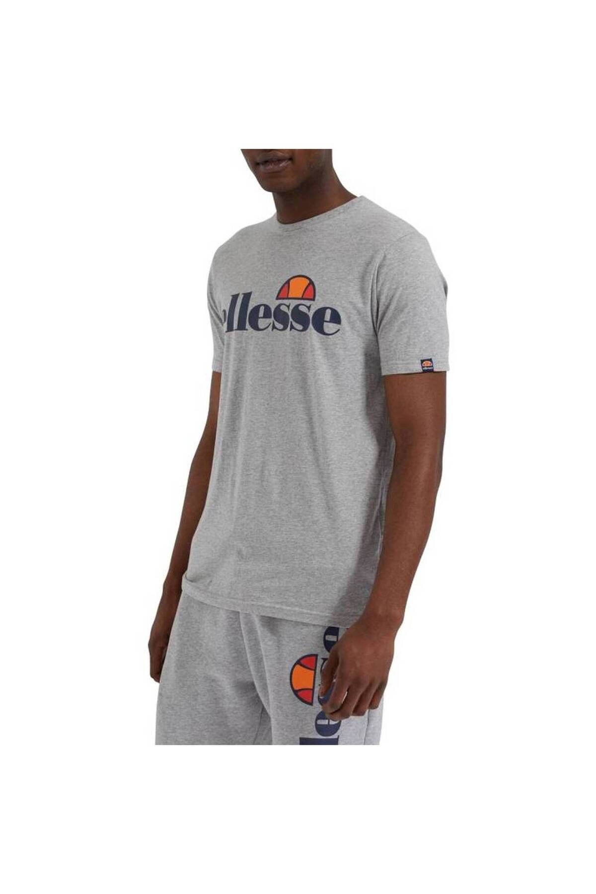 Ellesse-Herren T-Shirt SL PRADO TEE - Kurzarm, Crewneck, Rundhals, Logo-Print 2