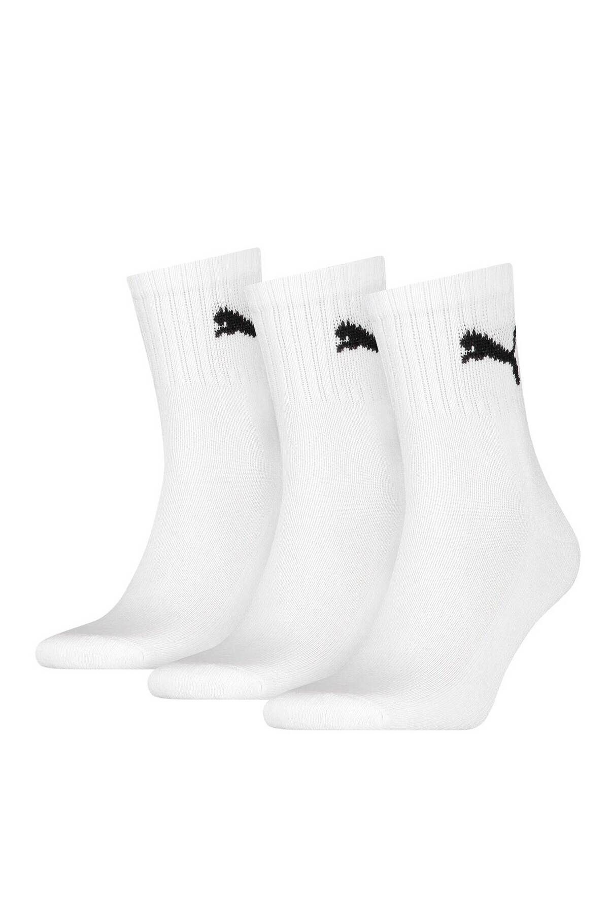 Puma-Unisex Sportsocken, 6 Paar - Short Crew Socks, Tennissocken, einfarbig 2