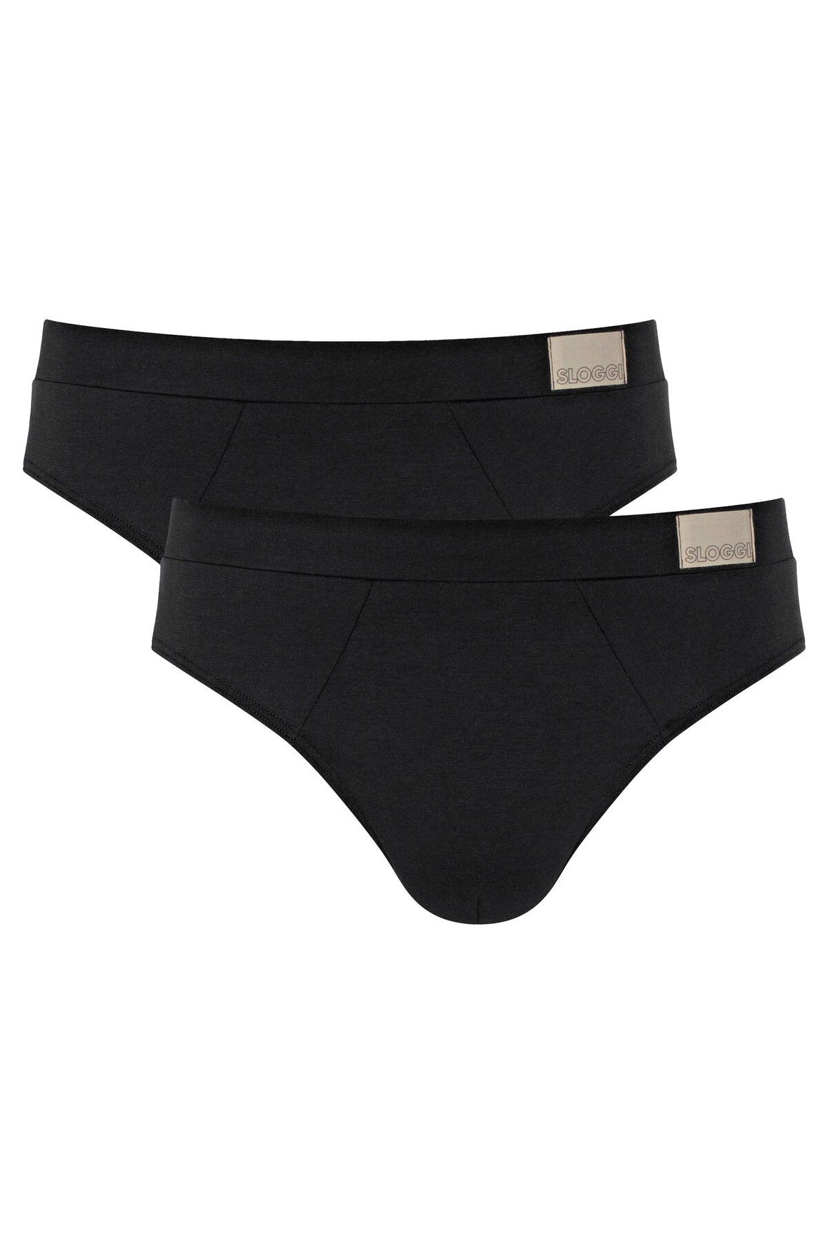 SLOGGI-Herren Slips, 2er Pack - GO Natural Brief C2P, Unterhose, Cotton Stretch 7