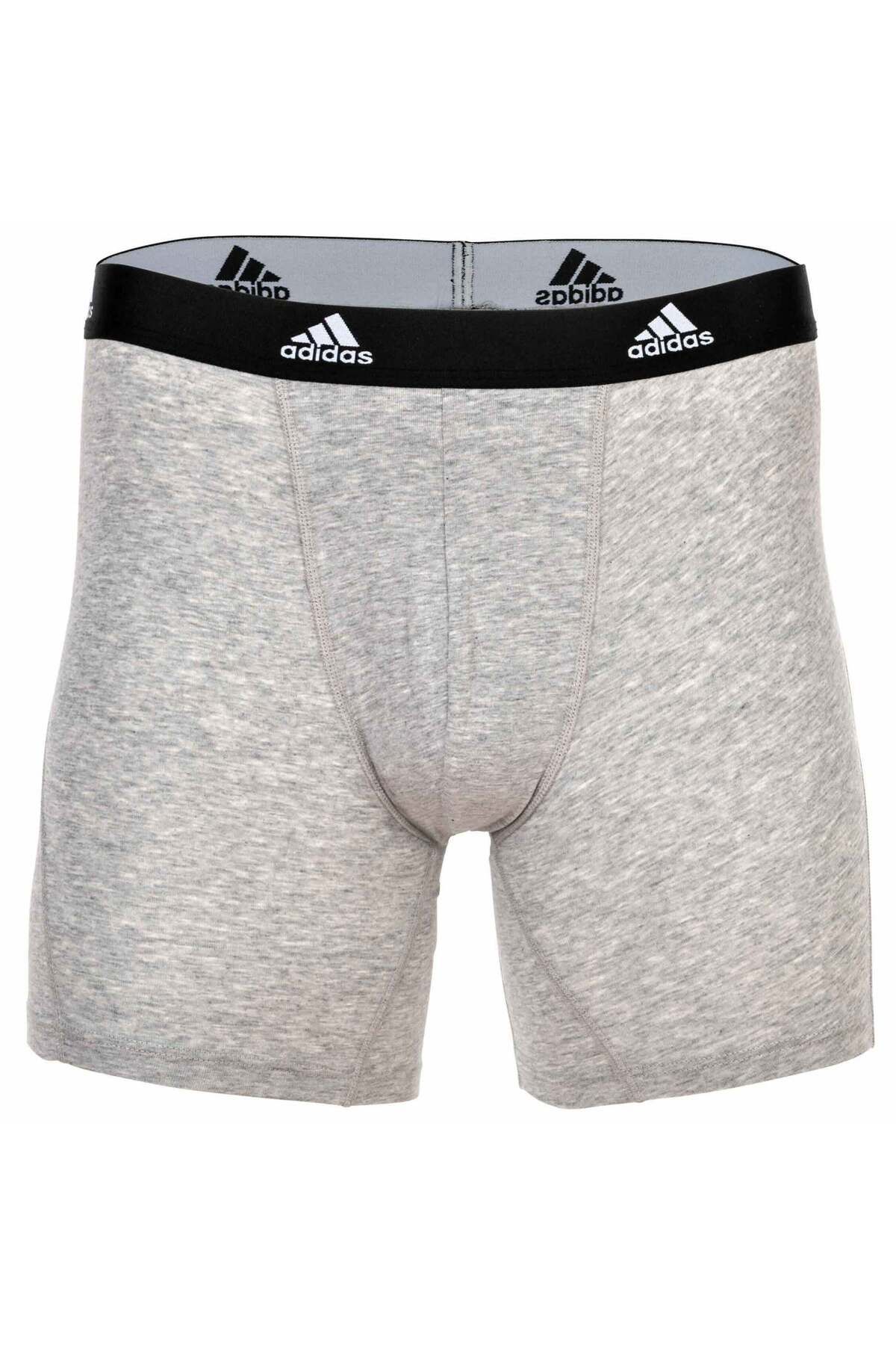 adidas-Herren Boxershorts, 3er Pack - Boxer Briefs, Active Flex Cotton, Logo 2