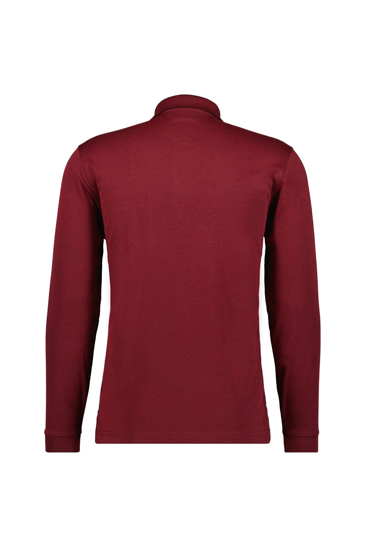 Ragman-Herren Langarm-Poloshirt - Soft Knit Polo Knopf Langarm, Baumwollmischung, Knopfleiste, Easy 2