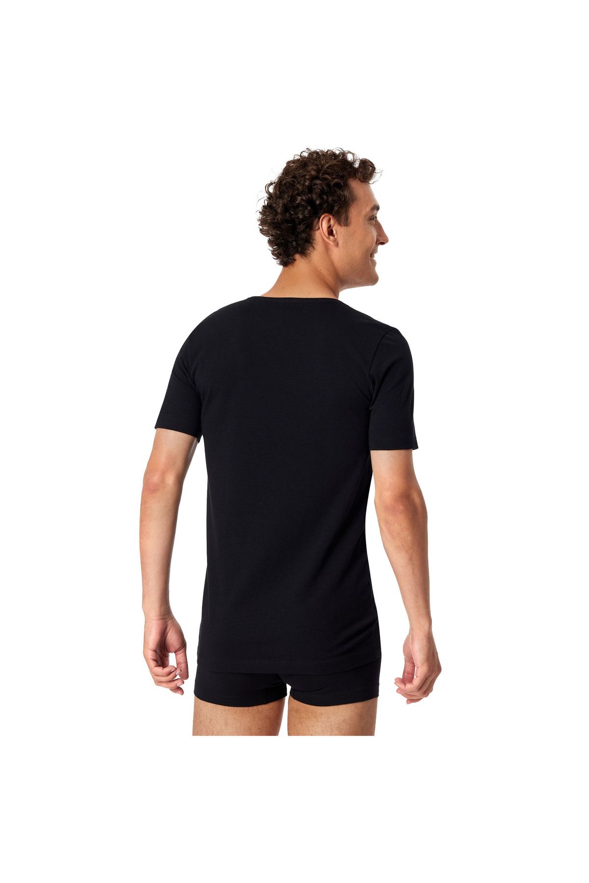 Schiesser-Herren T-Shirt 4er Pack - Serie "95/5", V-Ausschnitt, S-4XL 4