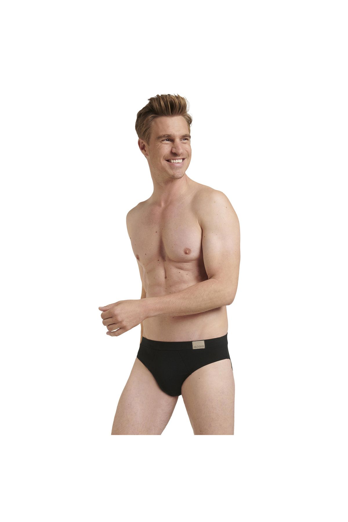 SLOGGI-Herren Slips, 2er Pack - GO Natural Brief C2P, Unterhose, Cotton Stretch 5