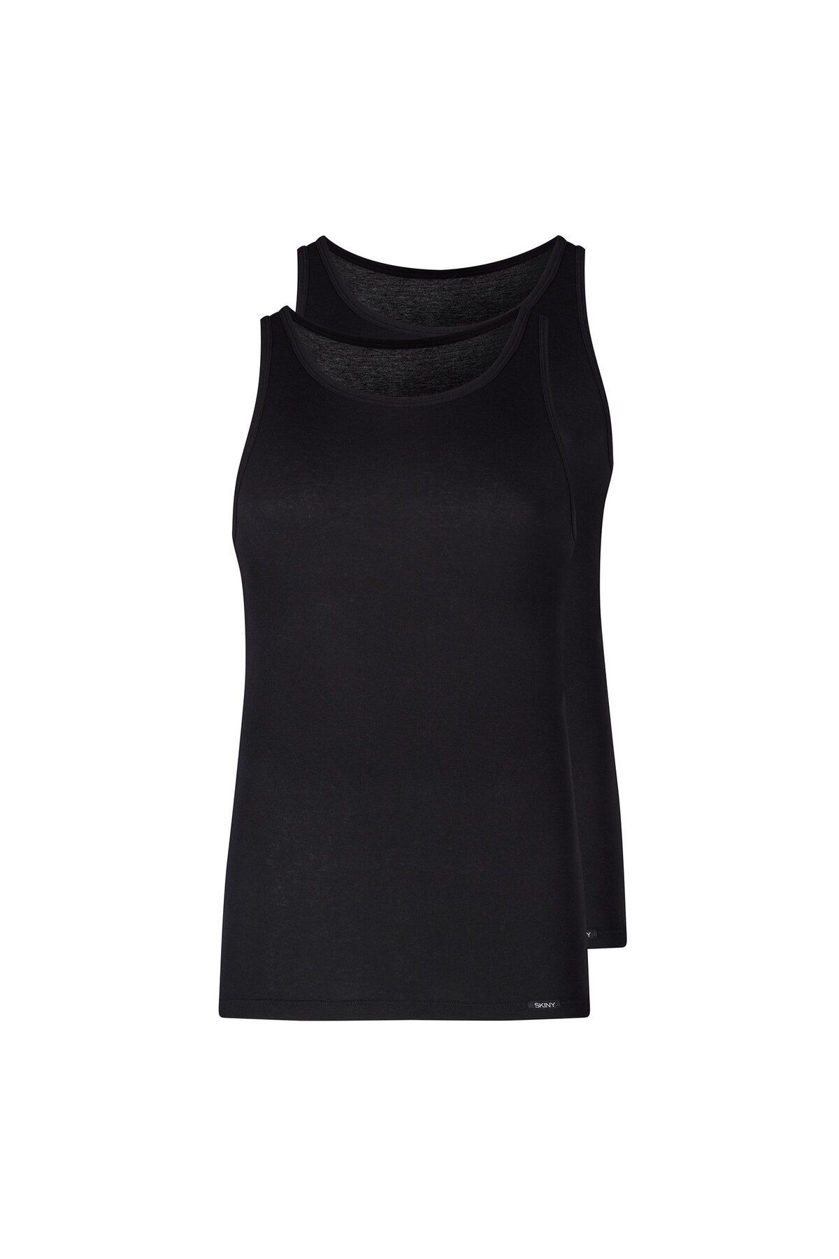 Skiny-Herren Unterhemden, 2er Pack - Tank Top DP, ärmellos, Feinripp, Baumwolle 7