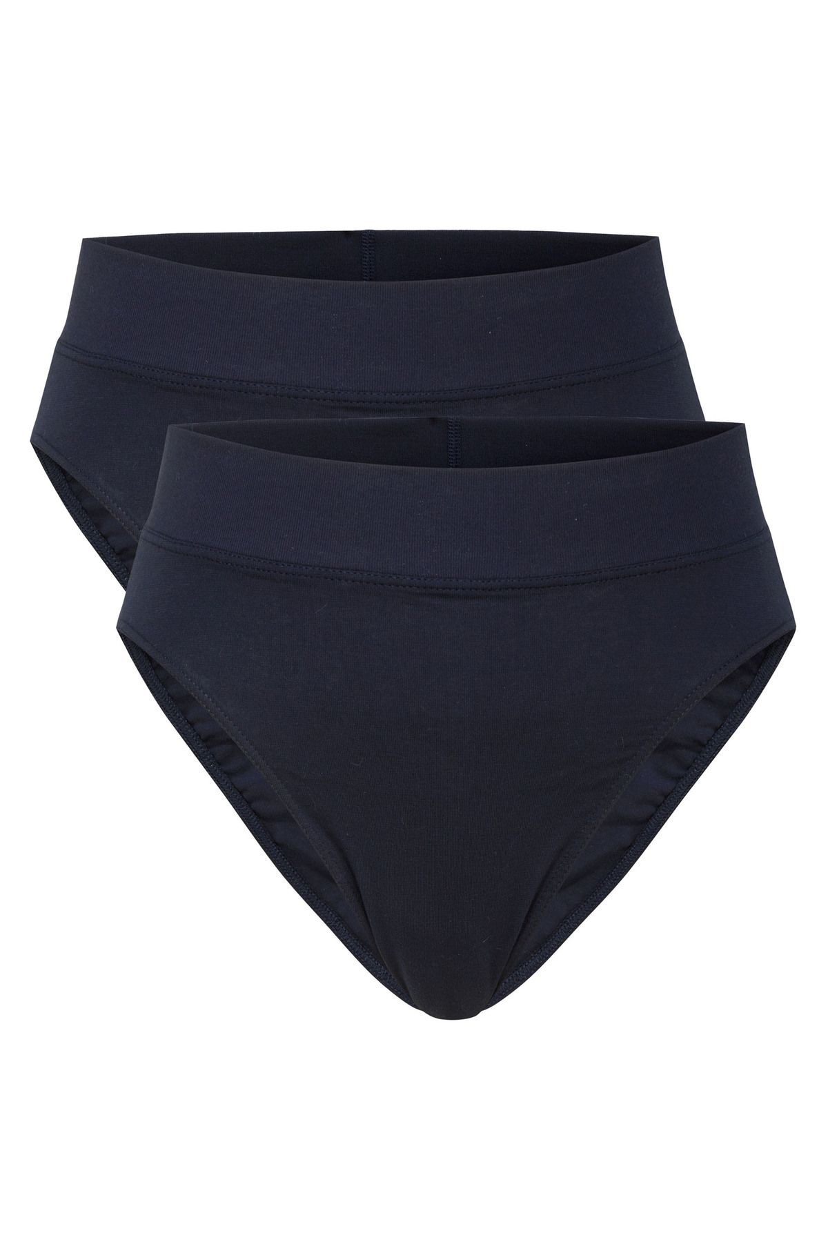 Calida-Damen Slip, 2er Pack - Elastic, High Waist, Softbund, Single Jersey 1