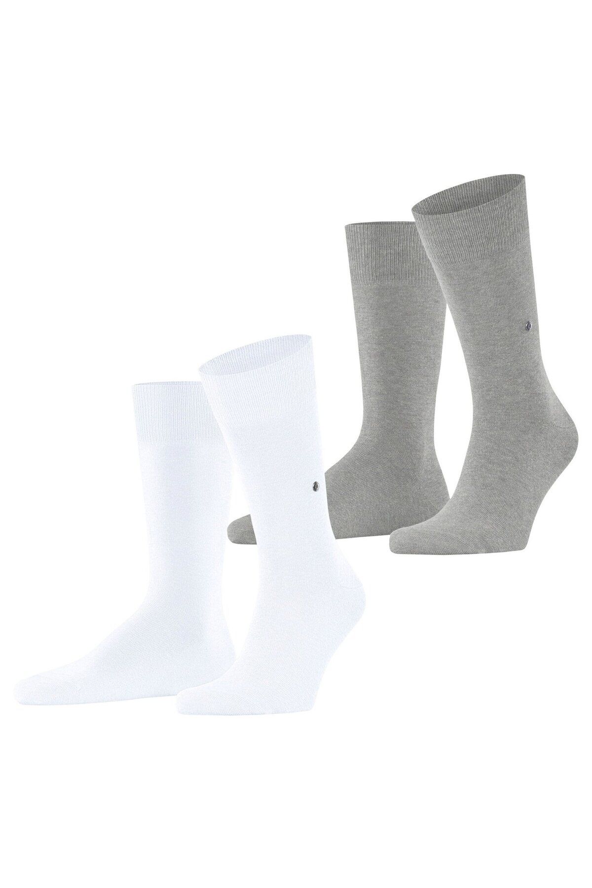Burlington-Herren Socken Everyday 2er Pack - Baumwolle, Uni,  Onesize, 40-46 1