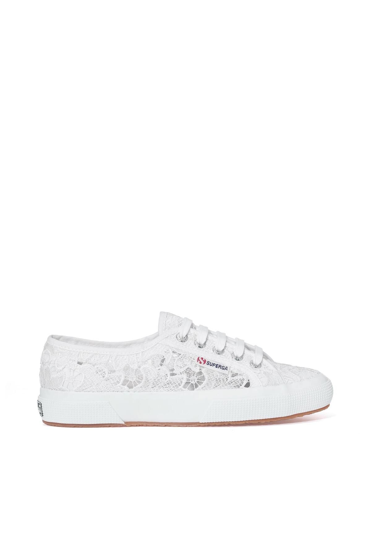 Superga-Białe tenisówki typu makrama unisex, model 2750 1