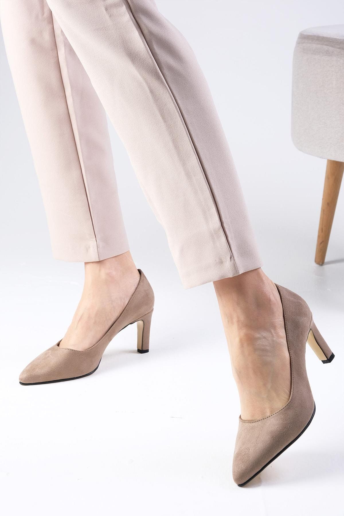 استیلتو چند رنگ زنانه کفش های پاشنه بلند لیتا Mink Color Stiletto Mio Gusto