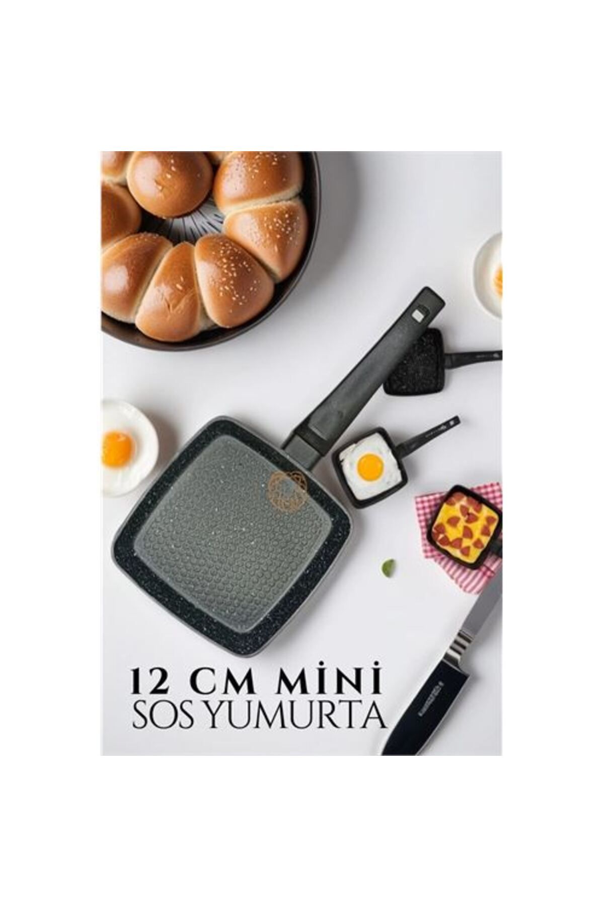 indirimvar Mini Döküm Yumurta Sos Tavası